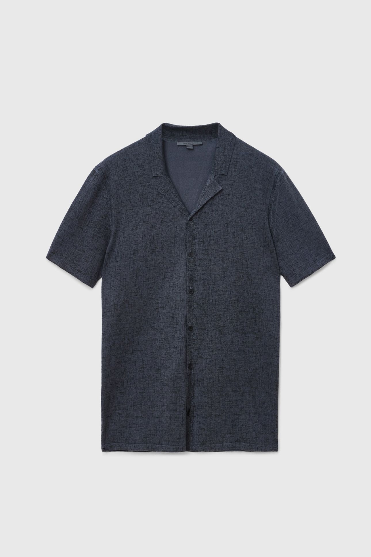 NAYEEM SS ETCHING PRINTEDCAMP COLLAR CHARCOAL HTR 2