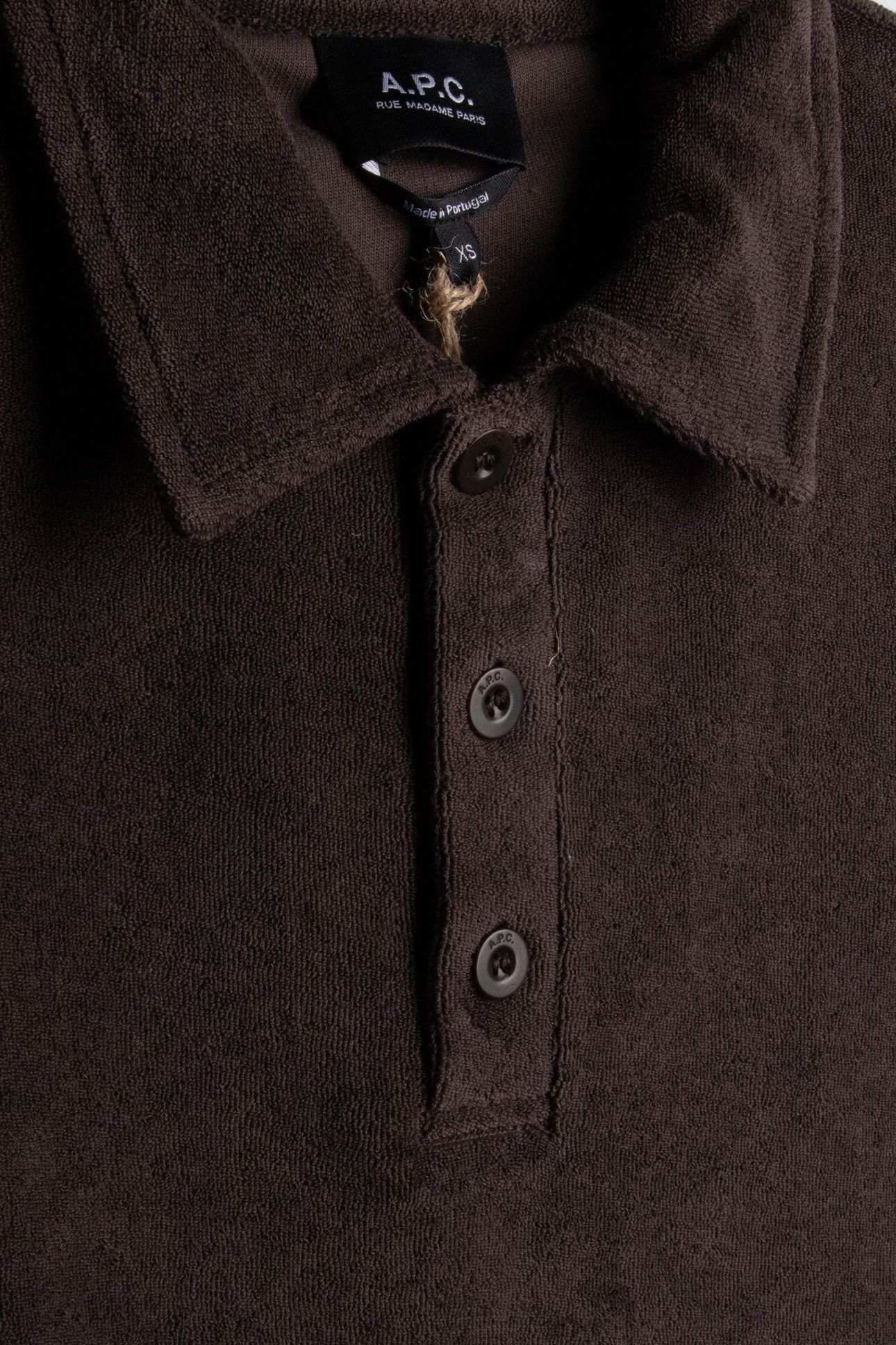 UNISEX POLO SHORT SLEEVE BROWN 7
