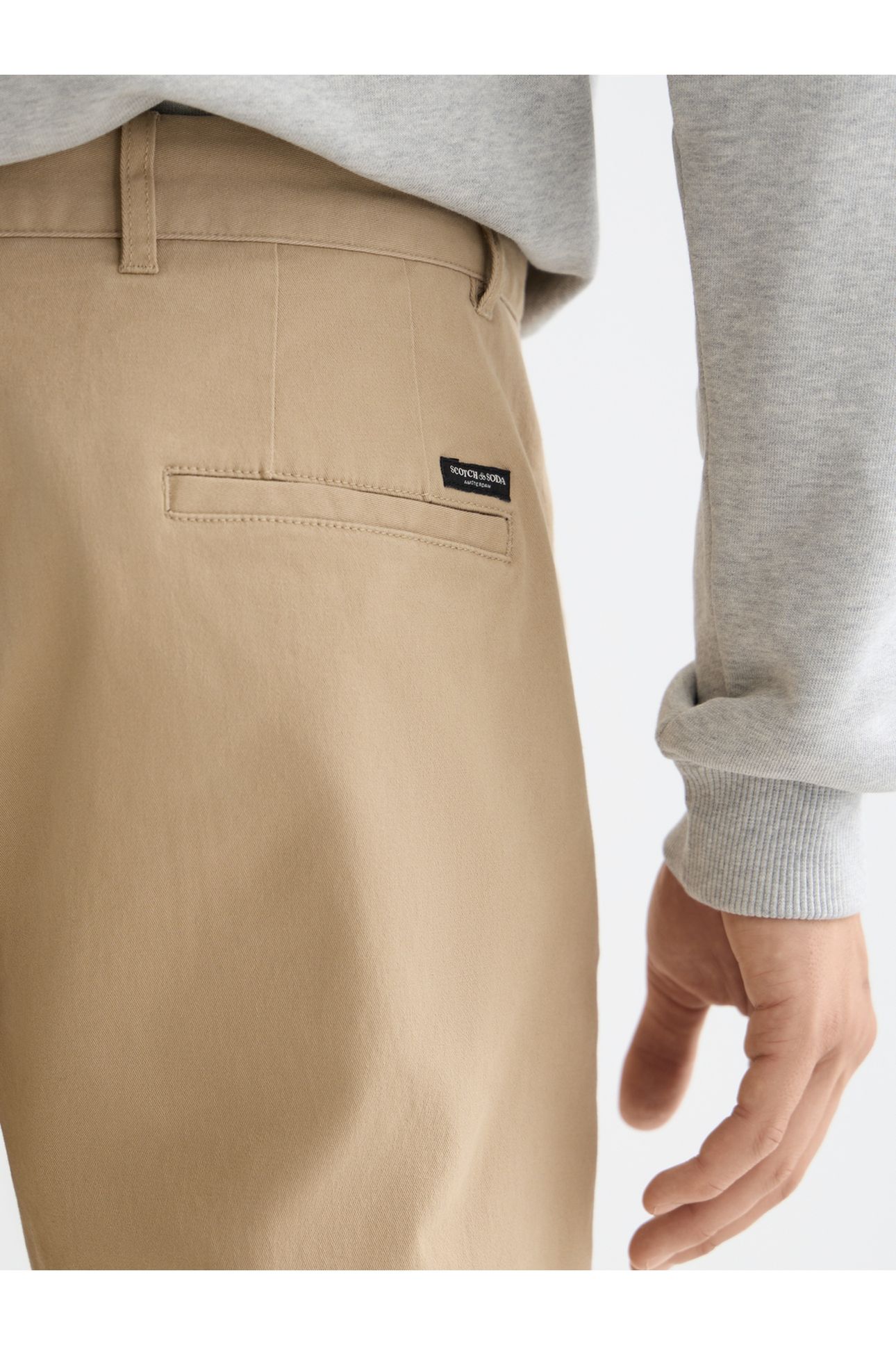 STUART COTTON-BLEND TWILL CHINO MEDIUM BEIGE 6