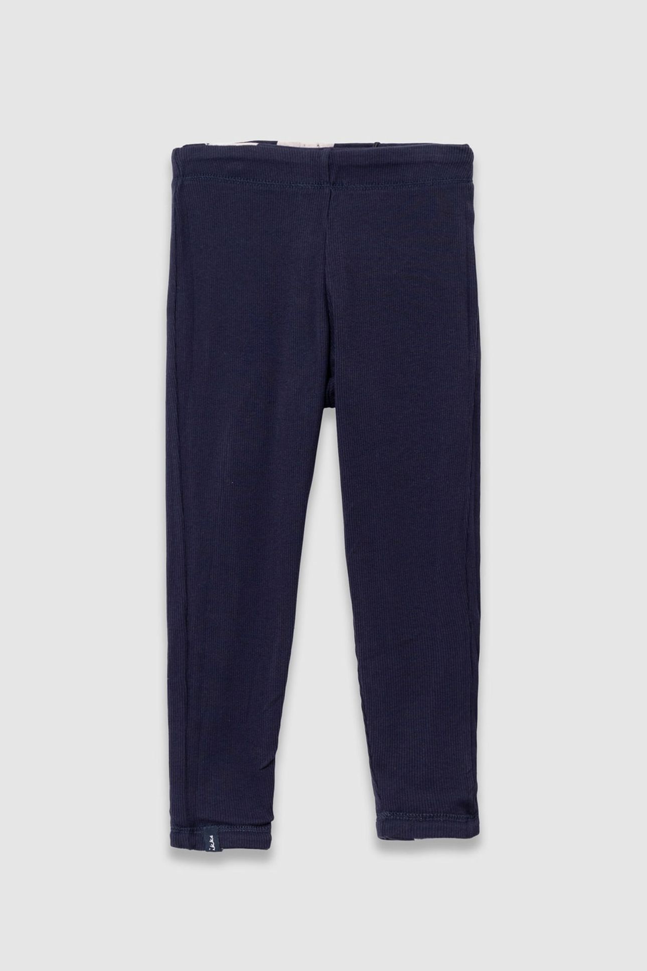 GIRLS’ NAVY XL POLKA DOT AND RIBBED REVERSIBLE LEGGINGS 1