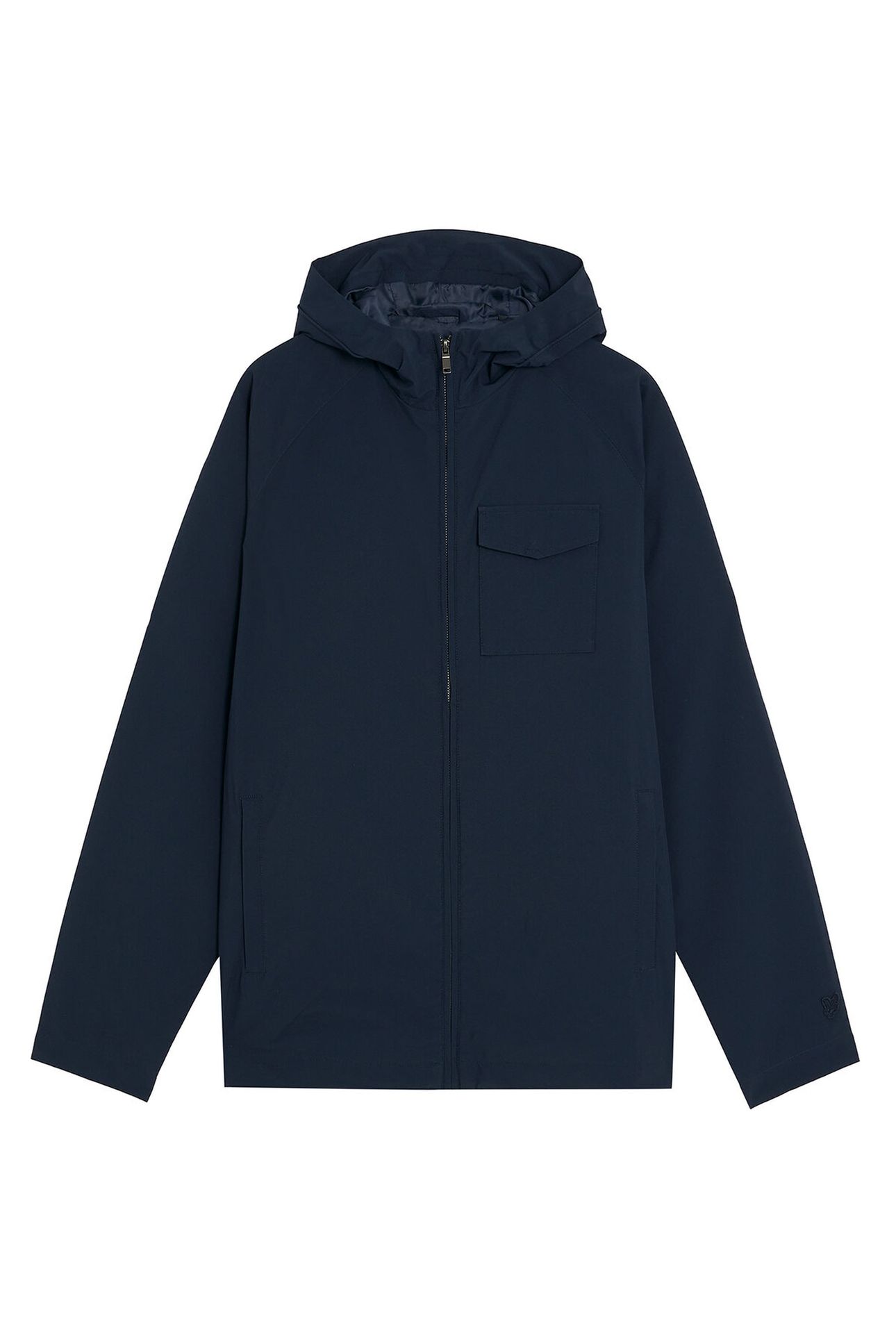 HOODED SHELL JACKET DARK NAVY 4