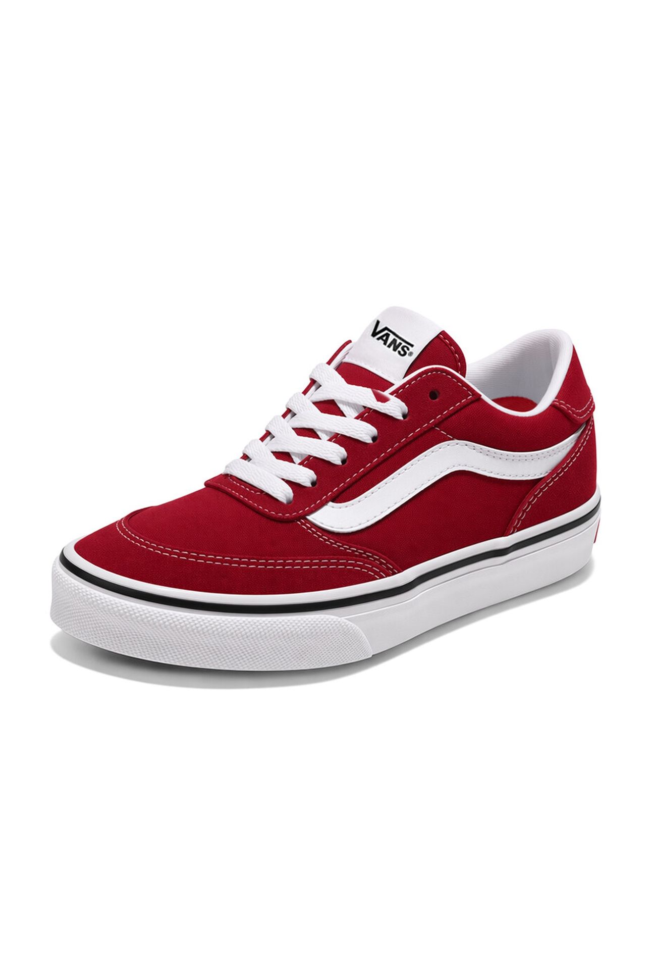 JUNIOR BROOKLYN LS SUEDE/CANVAS SUNSET RUBY 2