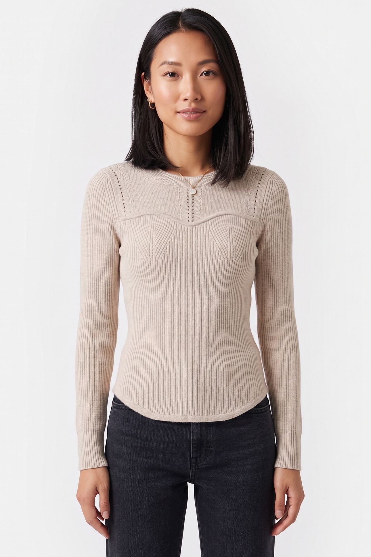 BRUMEA SWEATER BEIGE 1
