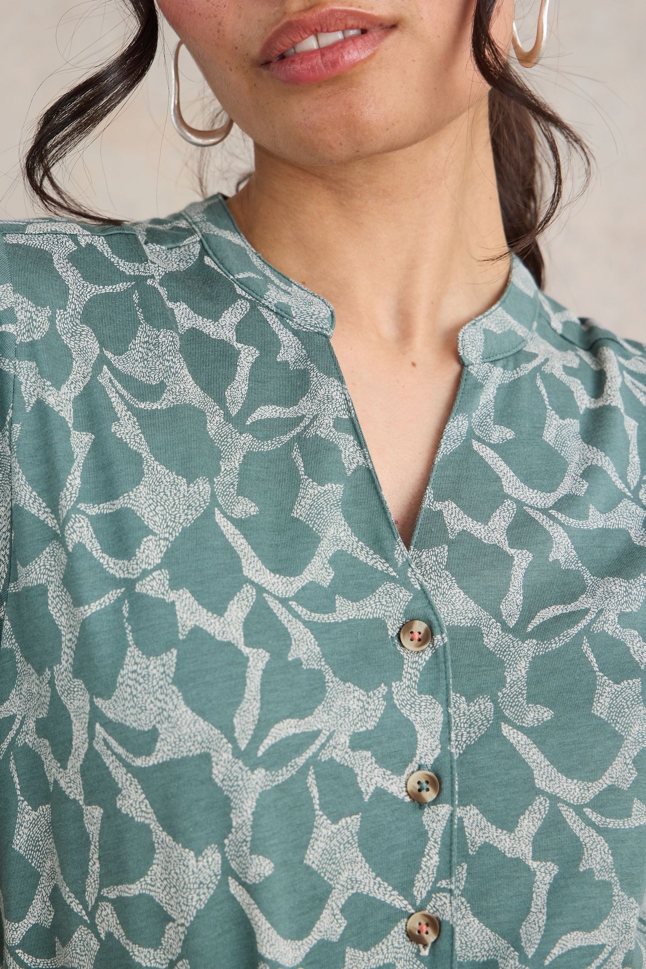 NAYA JERSEY DRESS GREEN PR 4