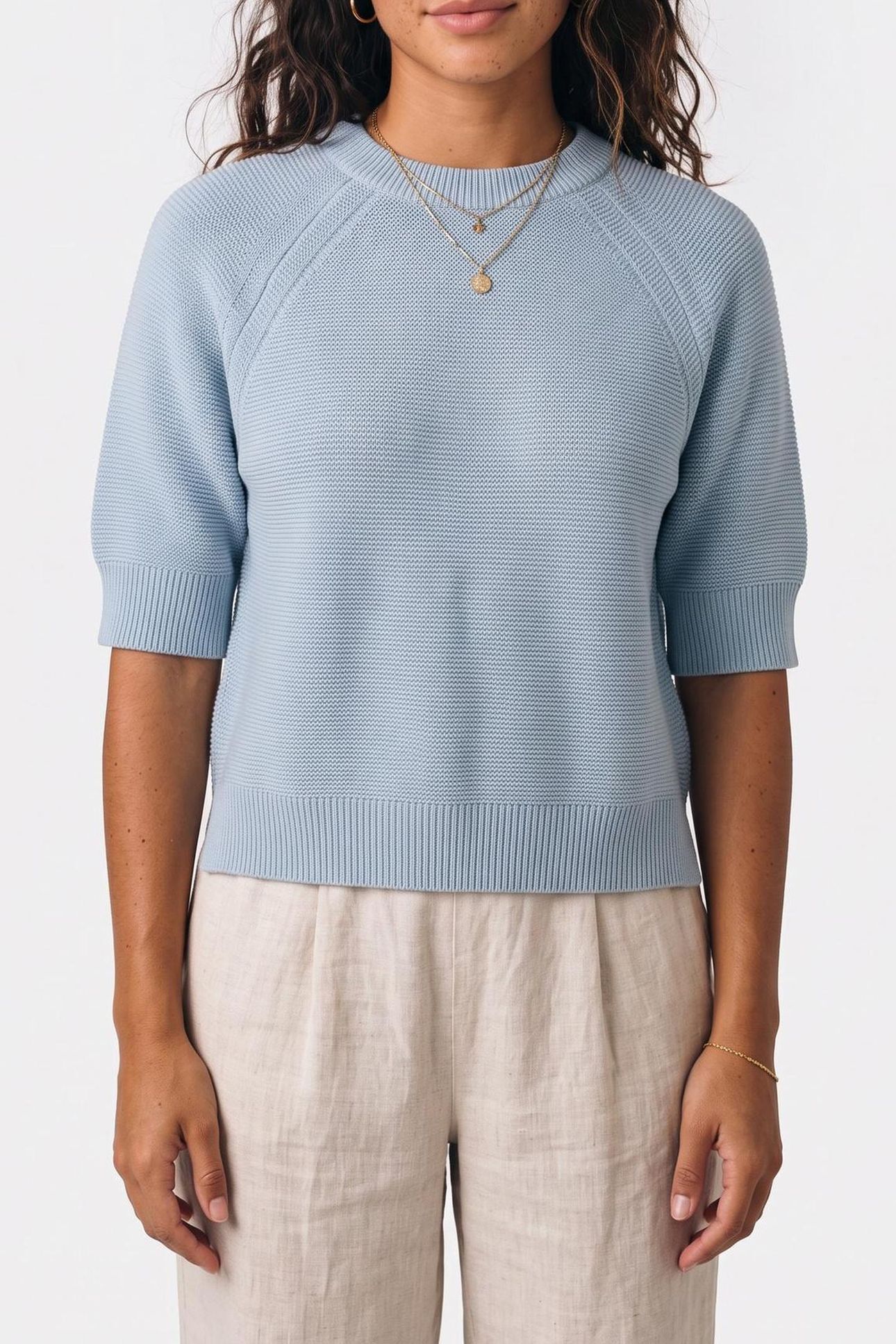 LILY MOZART SHORT SLEEVE SKY BLUE 1