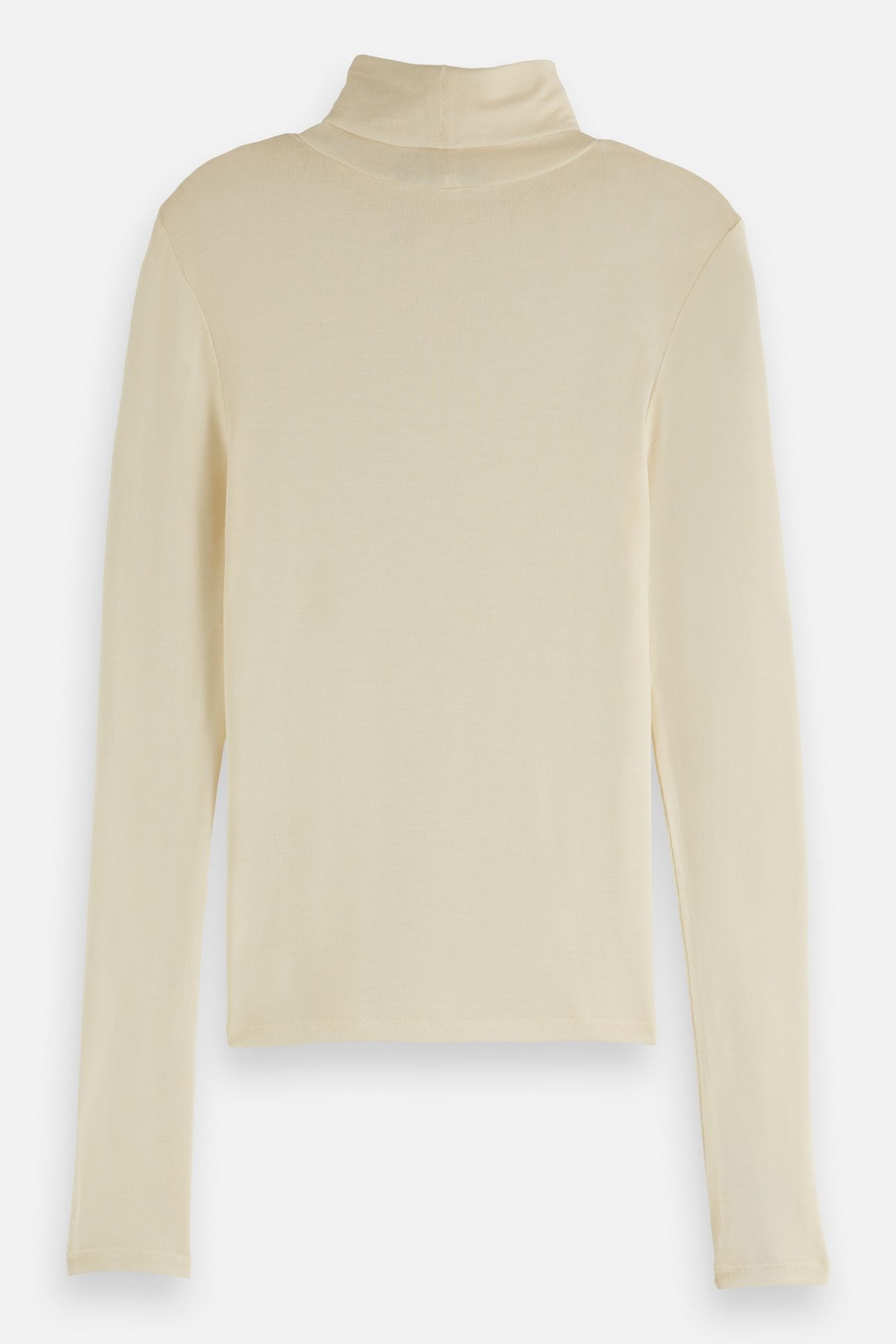CORE ROLL UP NECK LONG SLEEVE T-SHIRT WHITE TRADITIONAL 5