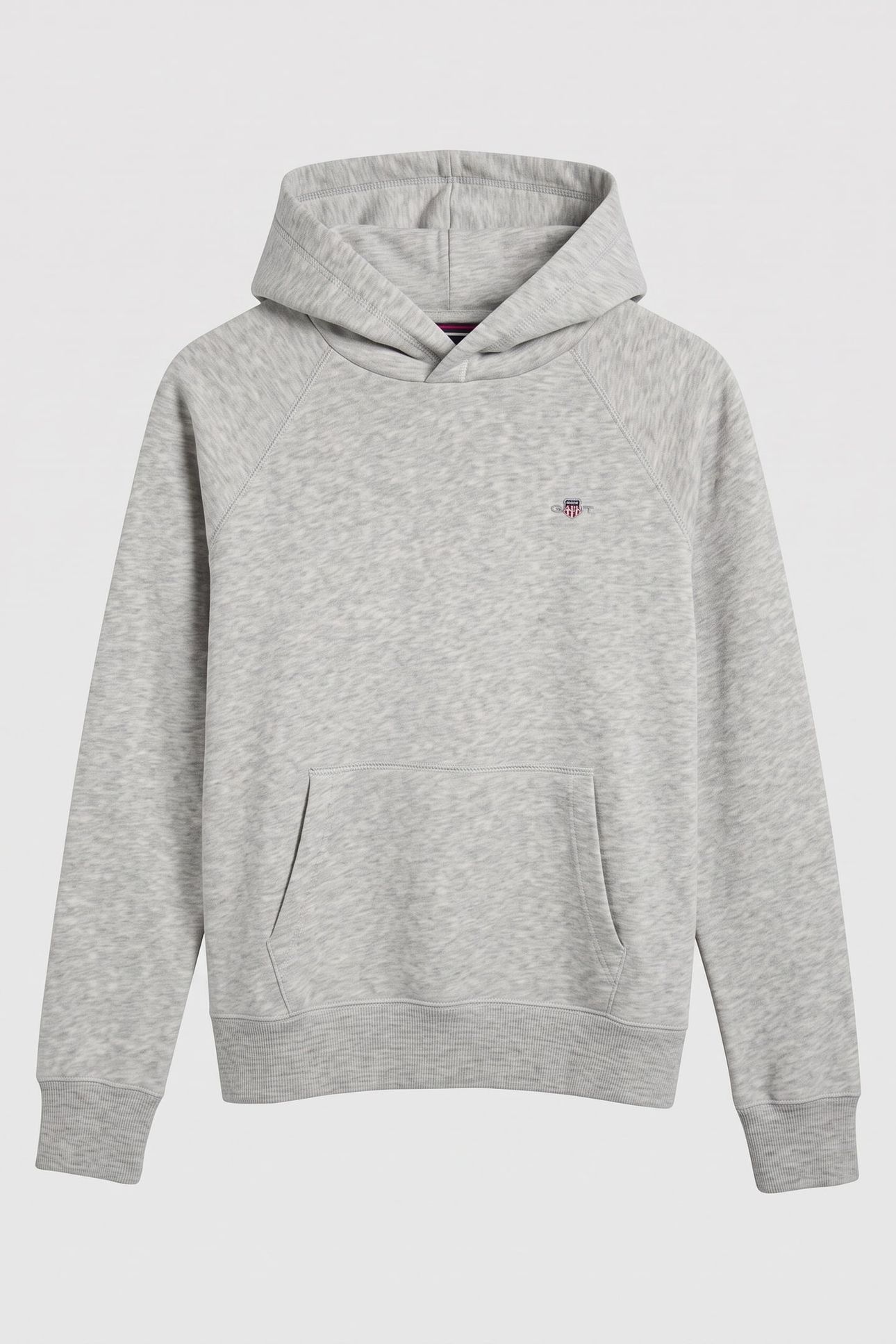 TEEN UNISEX SHIELD HOODIE LIGHT GREY MELANGE 2
