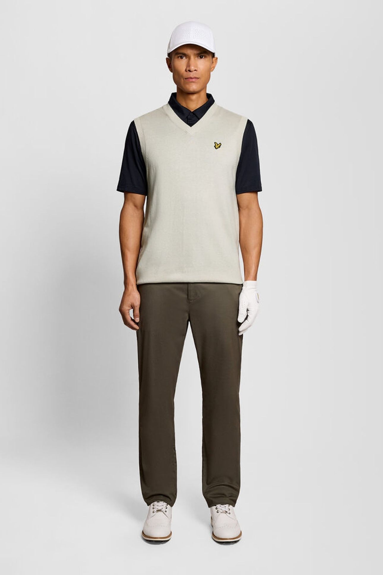 GOLF V NECK LIGHT WEIGHT VEST CLOUD 3