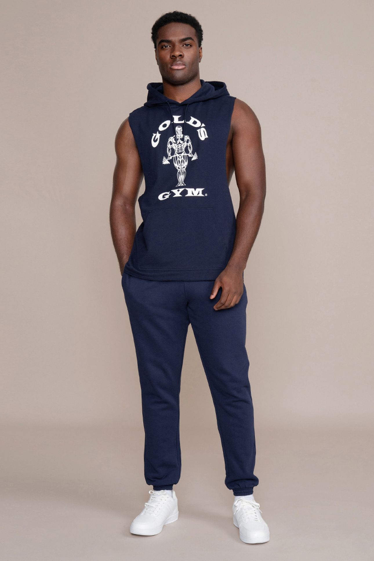 SLIM SWEAT PANTS NAVY 2