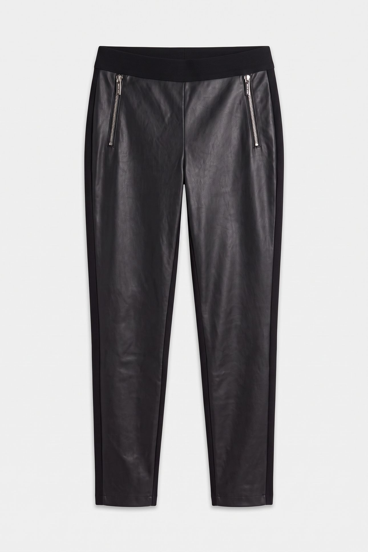 ZIP FRONT LEGGING BLACK 3