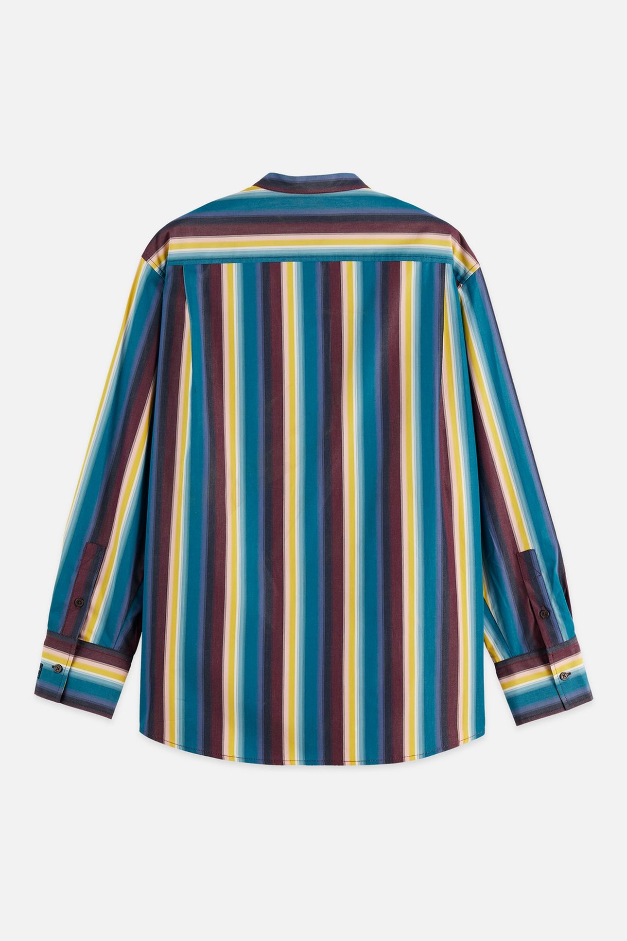 RELAXED-FIT STRIPED SHIRT EL COSMICO STRIPE DEEP LAGOON 4