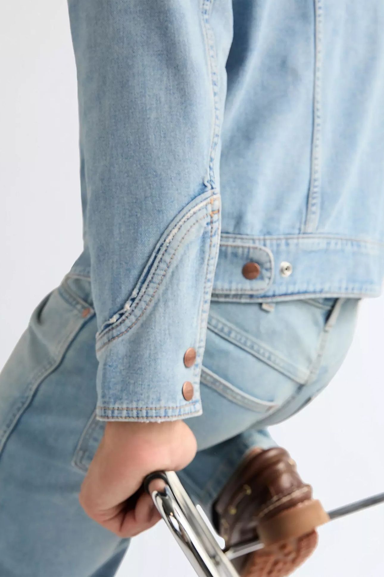 TRAILRIDER JACKET DOVE WING DENIM BLUE 5