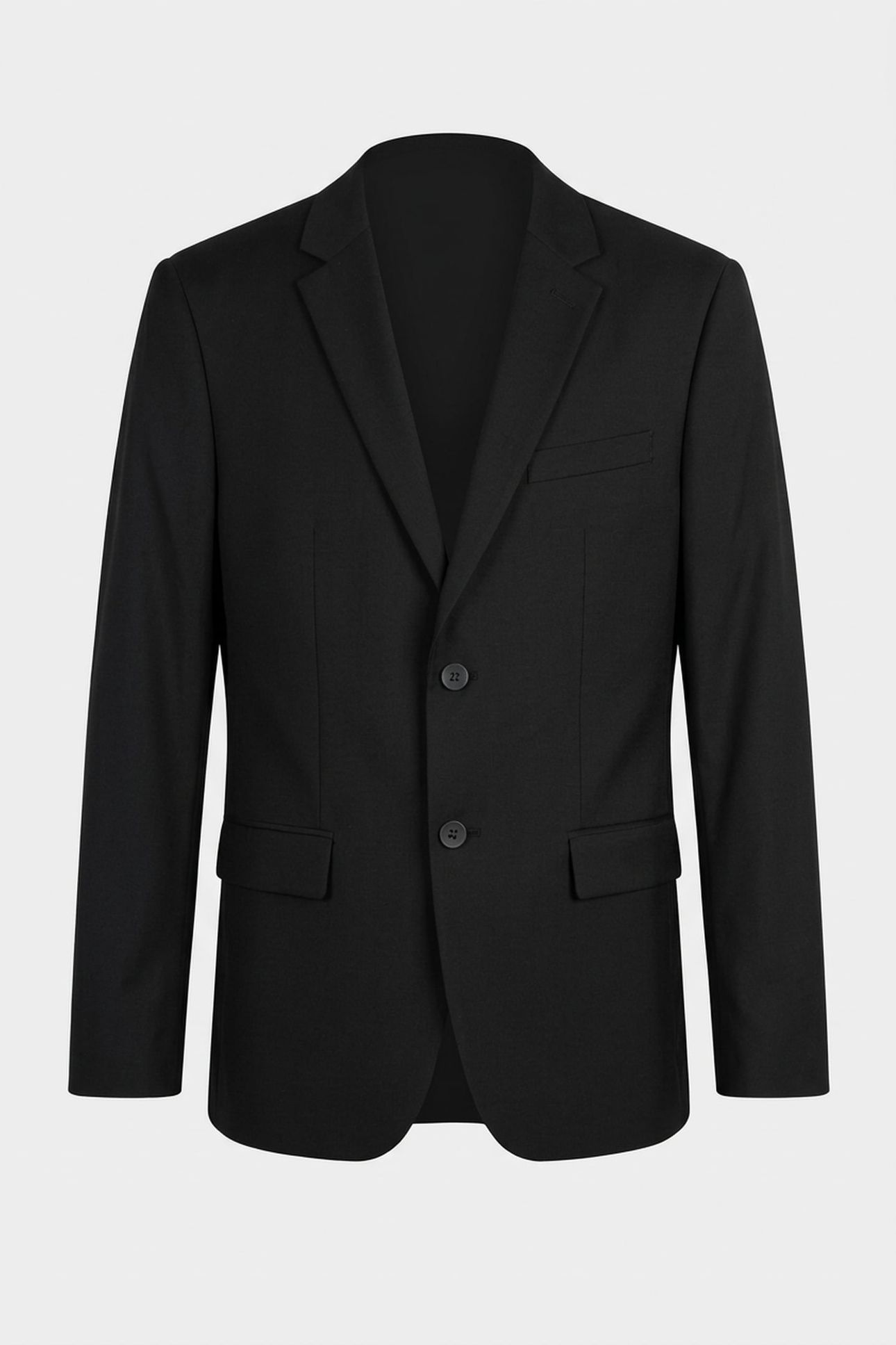 MODERN WOOL BLEND BLAZER BLACK 3