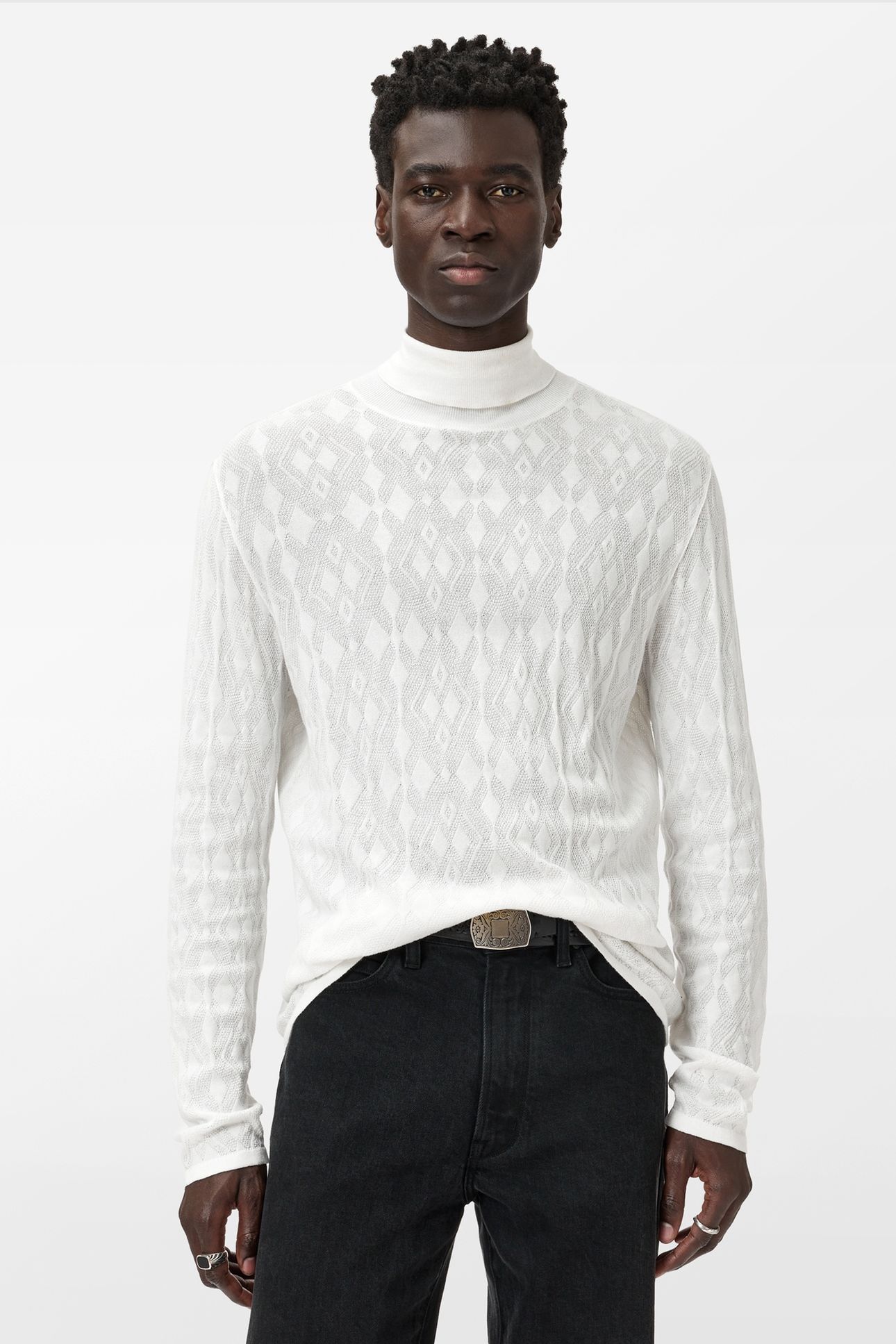 ALISTAIR LS BROKEN ARGYLETEXTURE TURTLE SALT 1