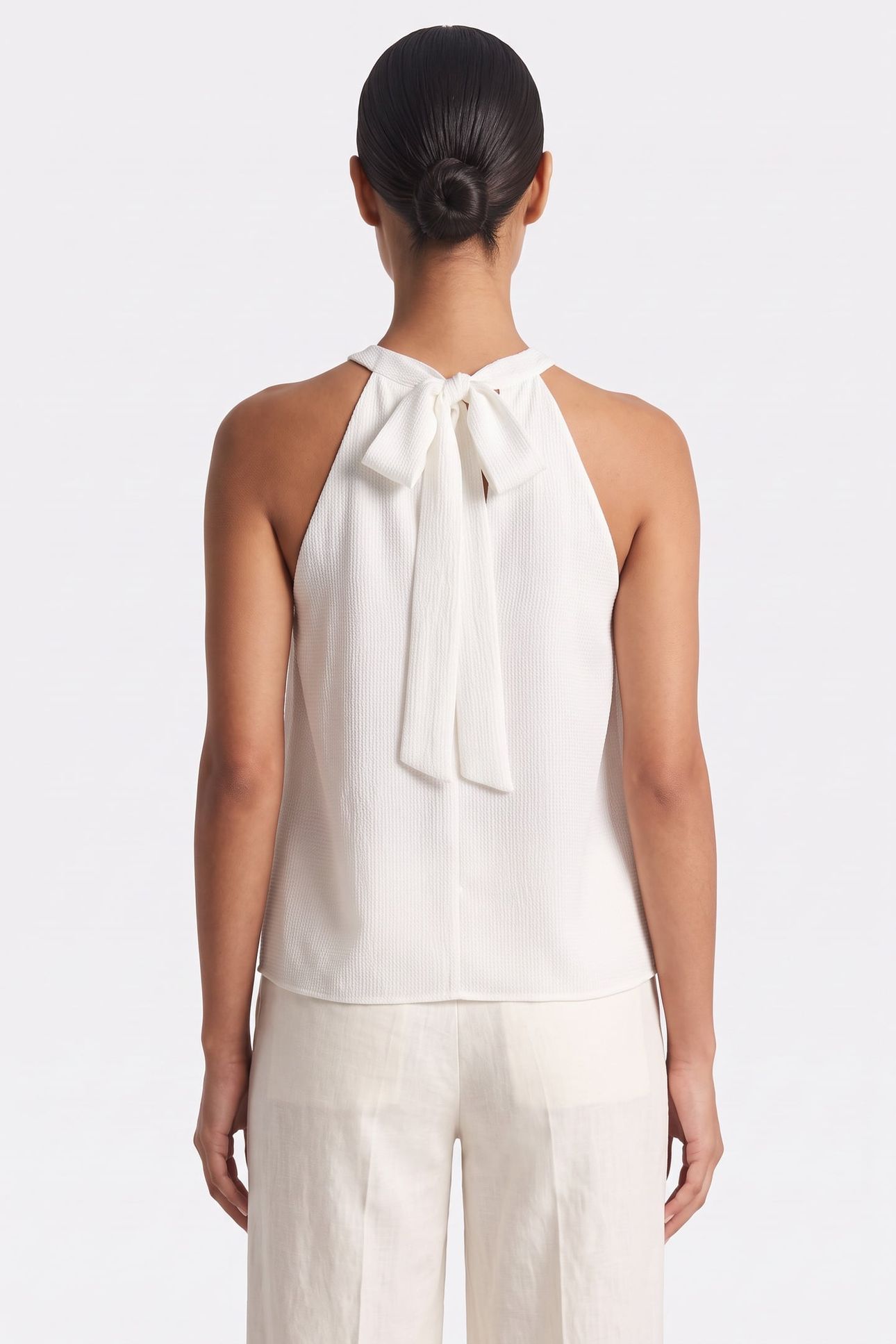 RIBEIRA HALTERNECK TOP WHITE 2