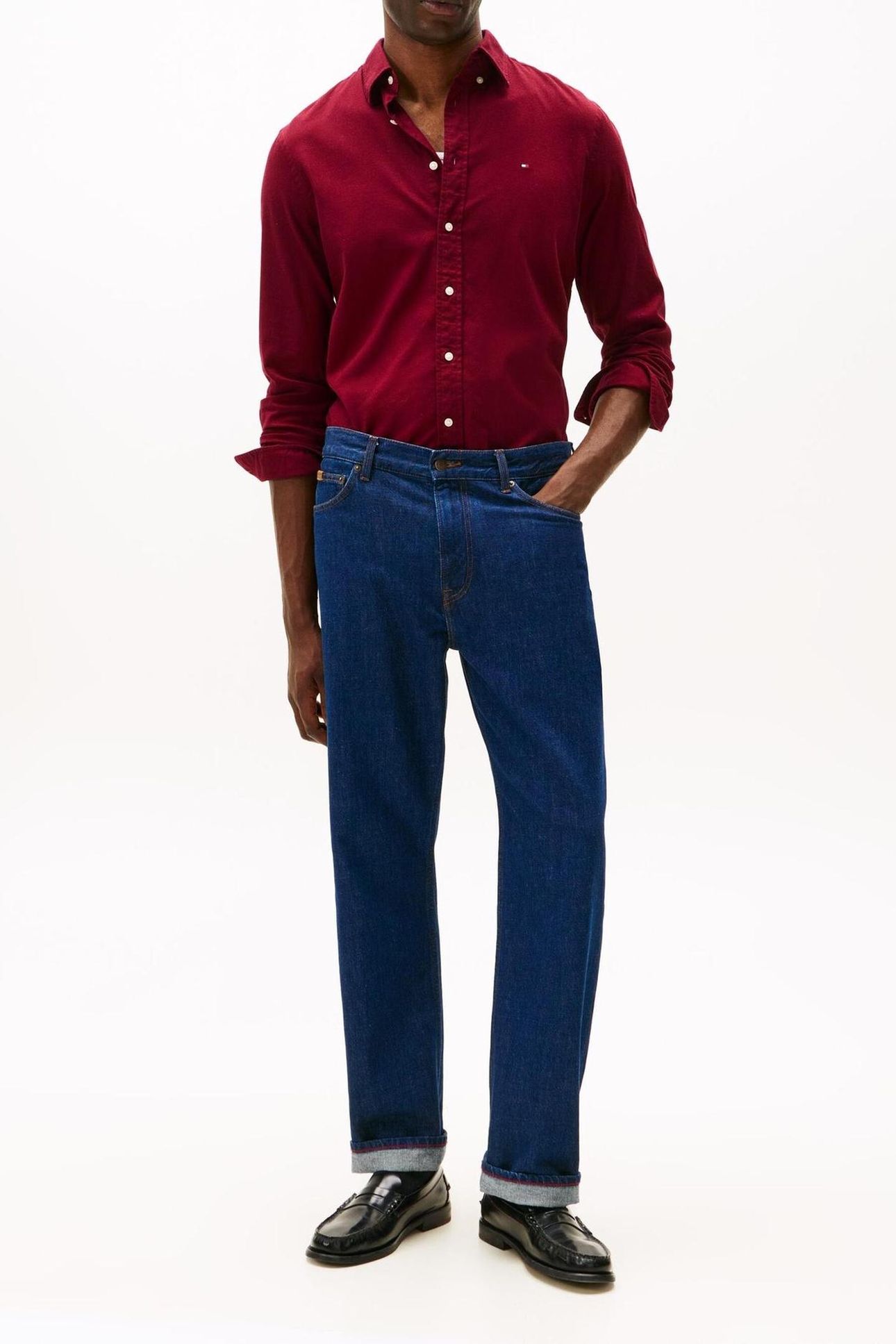 FLEX FLANNEL SOLID BURGUNDY 1