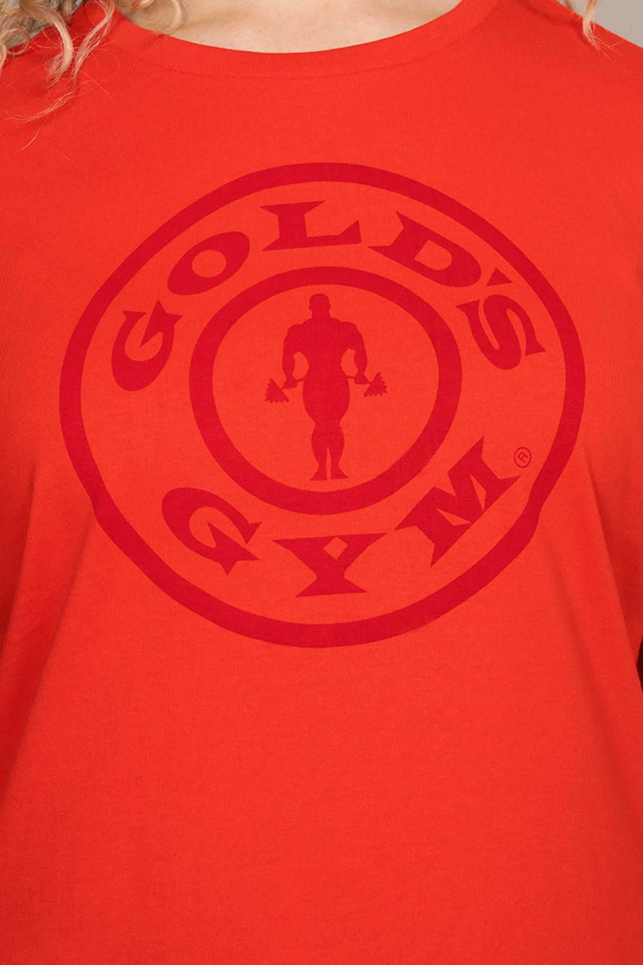 WEIGHT PLATE WOMEN'S RELAXED TEE RED 5