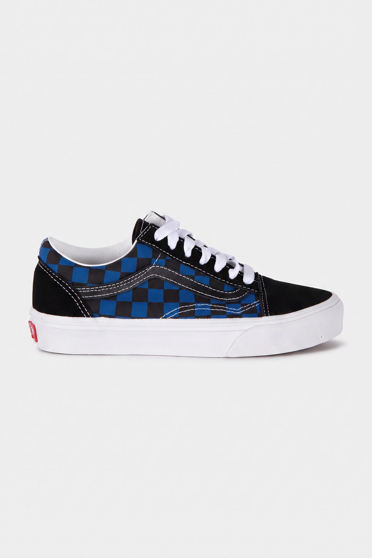 UNISEX OLD SKOOL CHECKERBOARD BLUE/BLACK 2