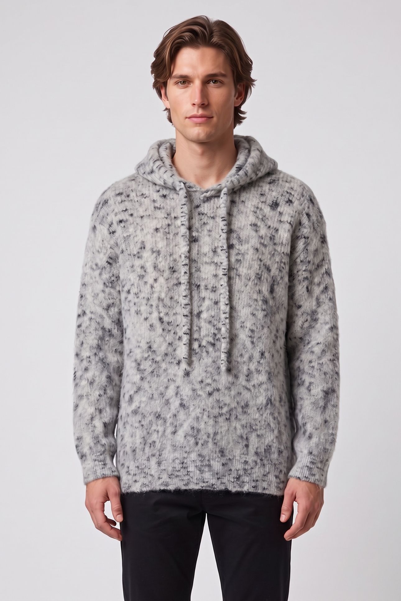 LESTER-GB SWEATER WHITE BLACK 1