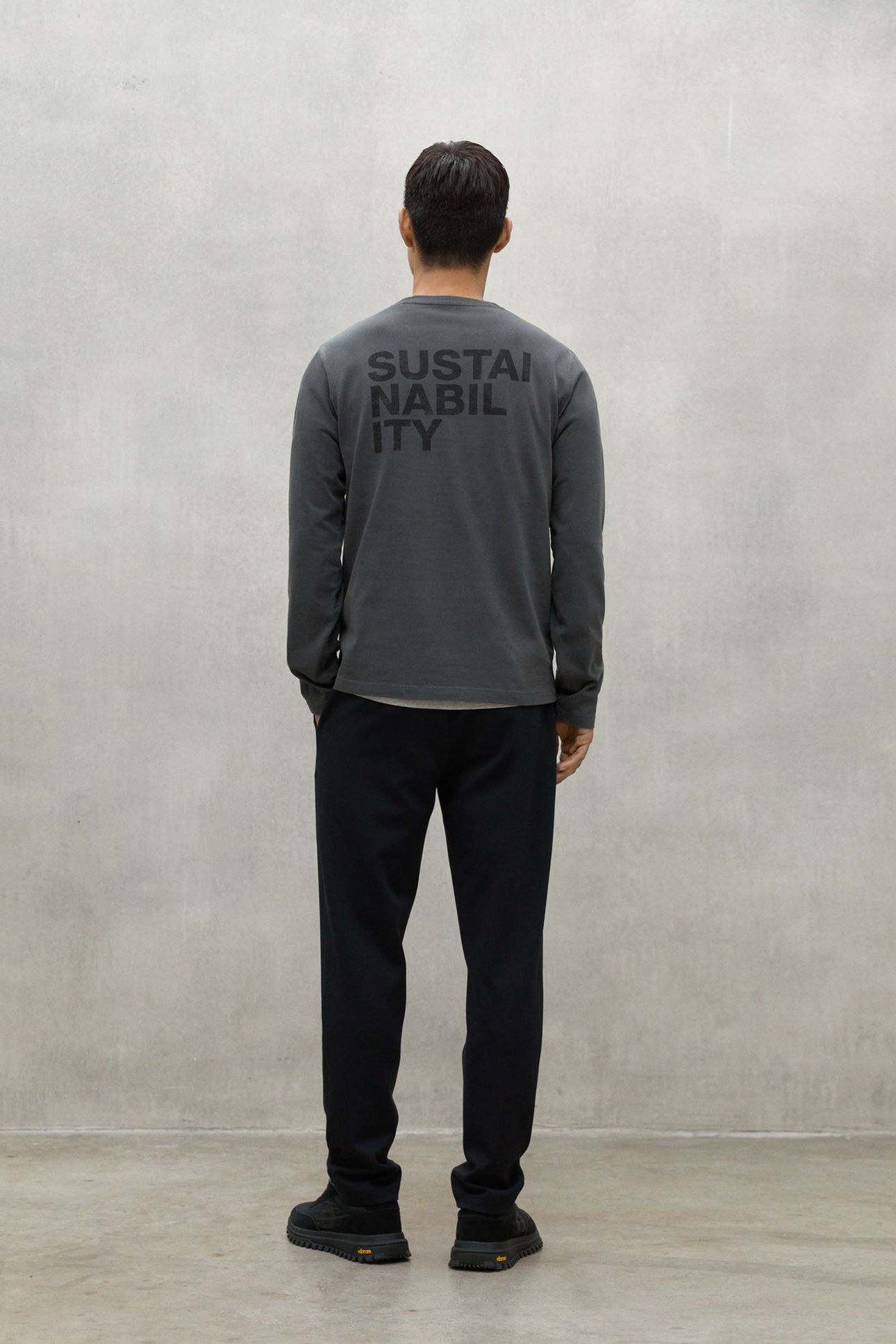 SUSTANOALF LONG SLEEVE T-SHIRT ASPHALT 2