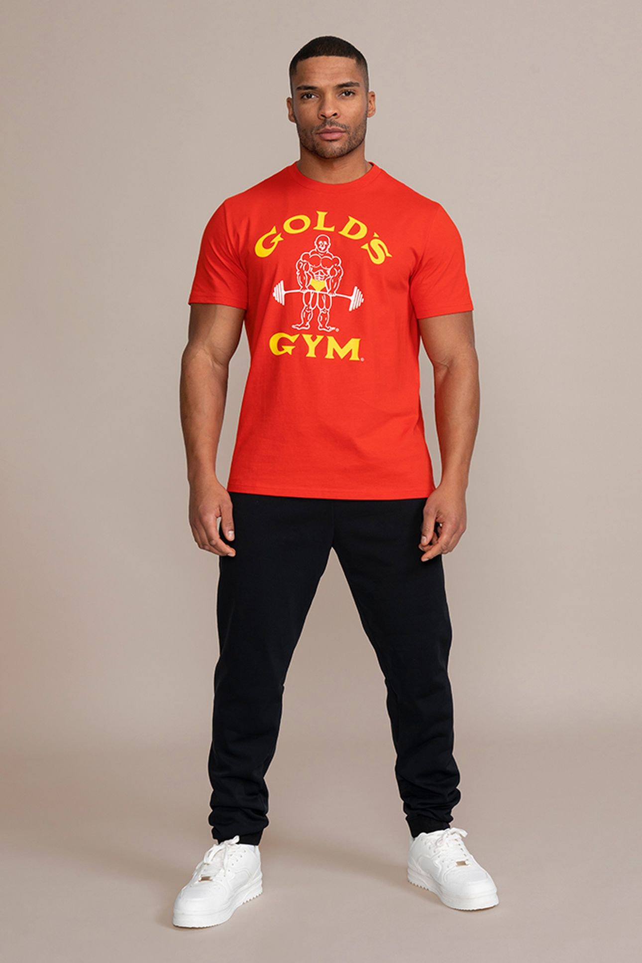 CLASSIC JOE CREW NECK TEE RED 1