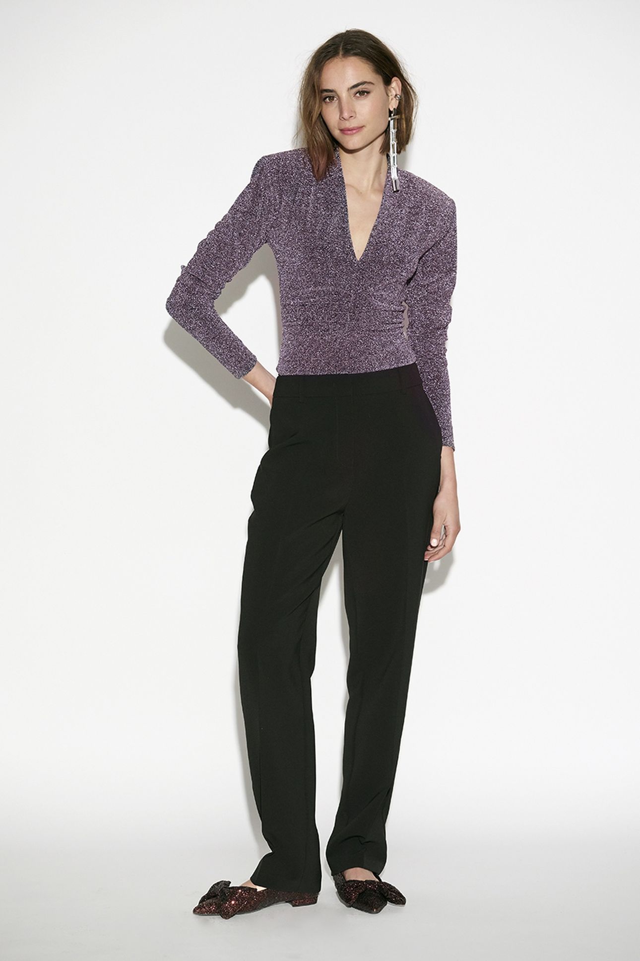 POLENA STRAIGHT PANTS RAVEN 2