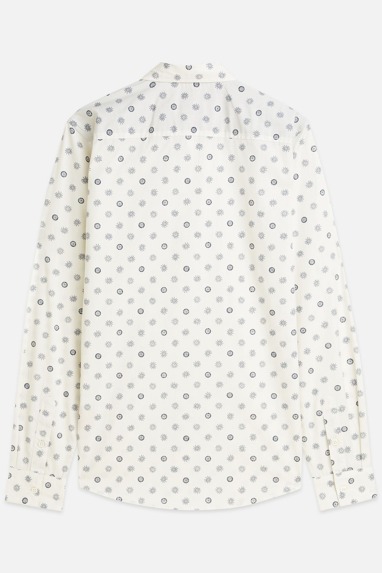 MICROPRINT POPLIN SLIMFIT SHIRT WHITE TRADITIONAL 2