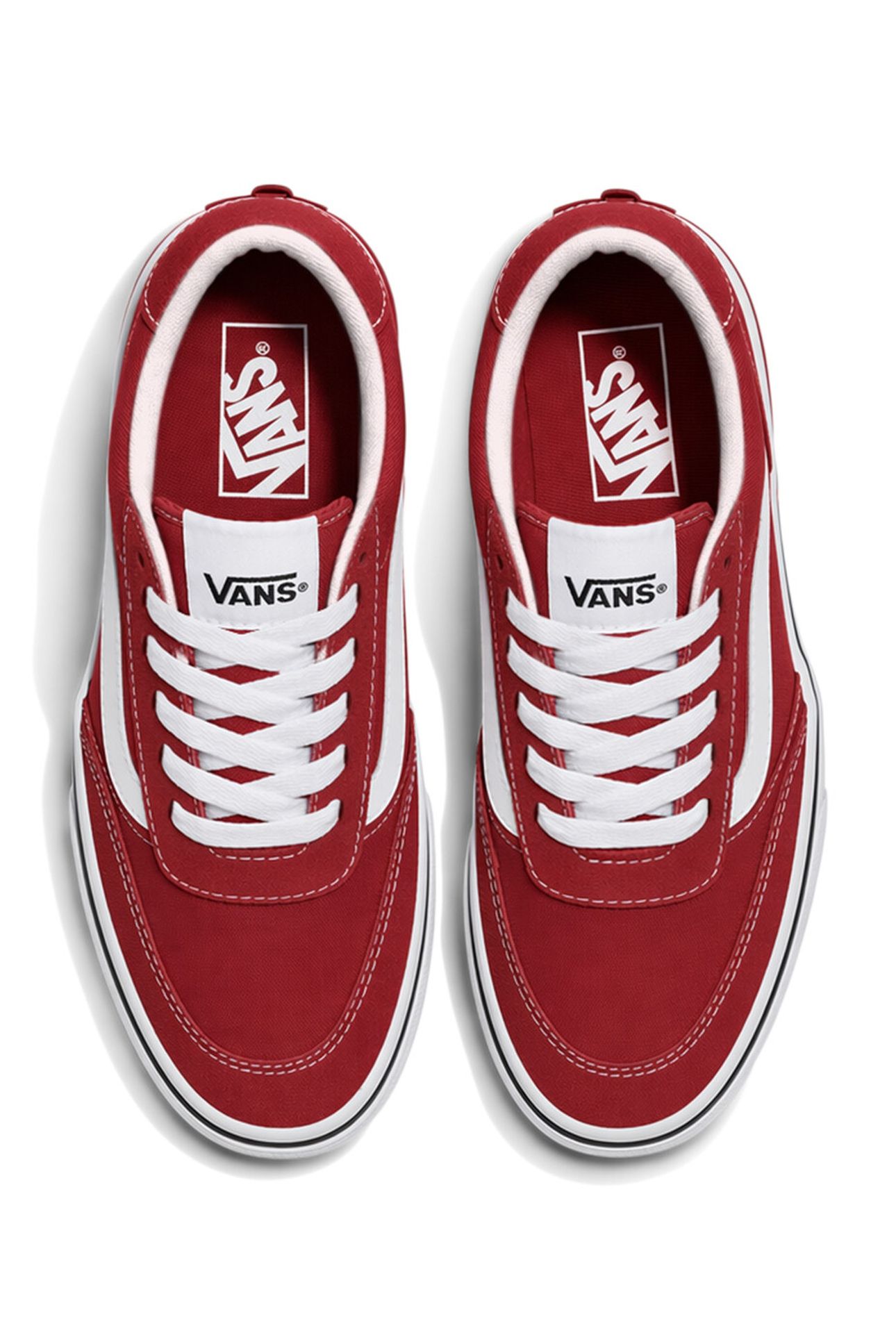 JUNIOR BROOKLYN LS SUEDE/CANVAS SUNSET RUBY 6