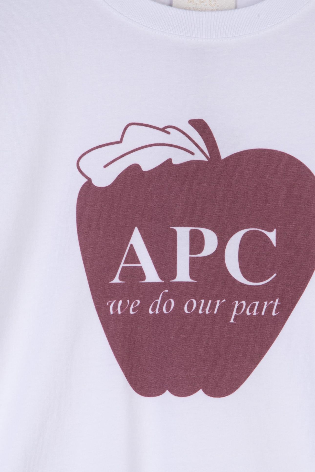 T-SHIRT SHORT SLEEVE APPLE WHITE 5
