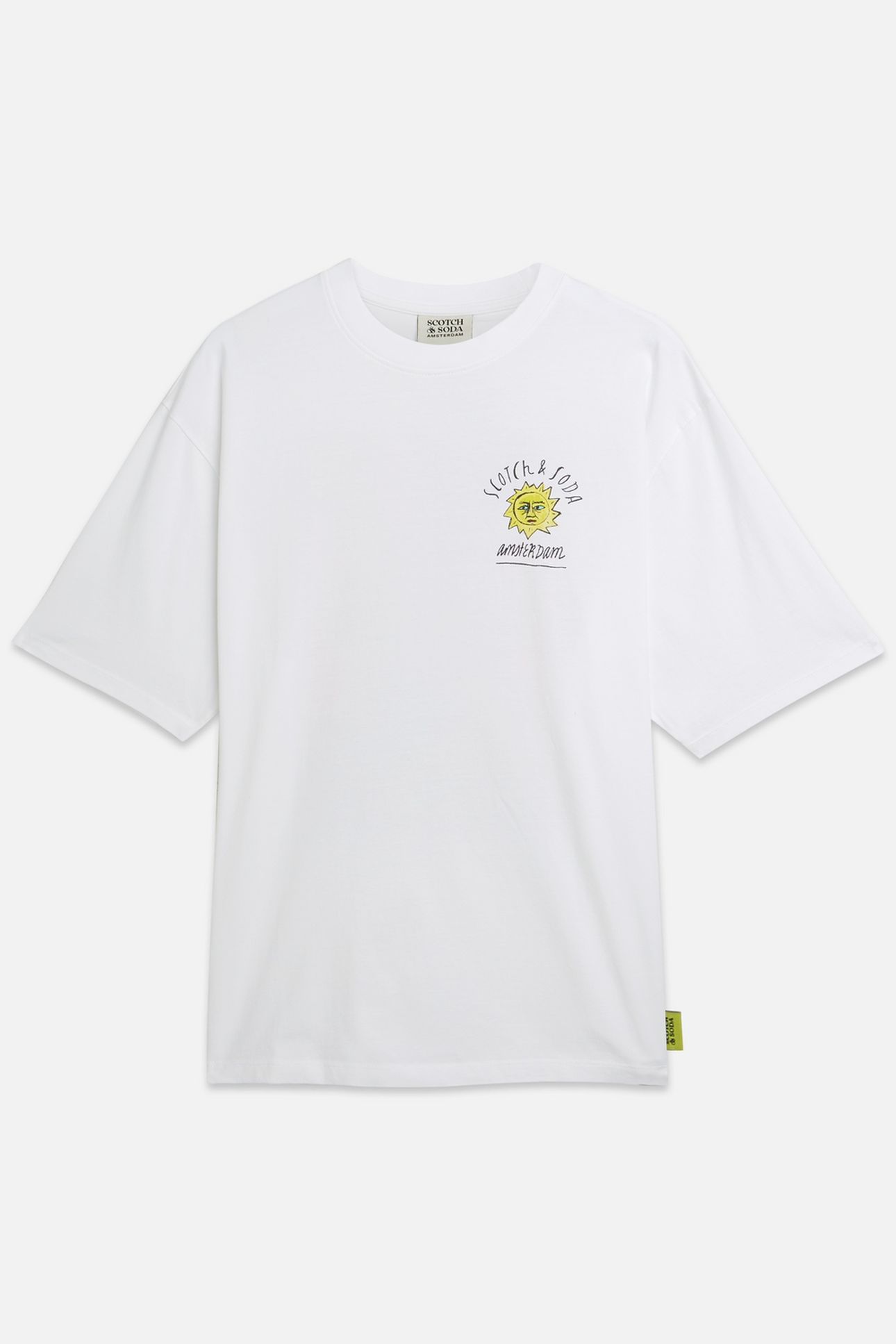 FRONT AND BACK ARTWORK LOOSEFIT TSHIRT WHITE/PASTEL 1