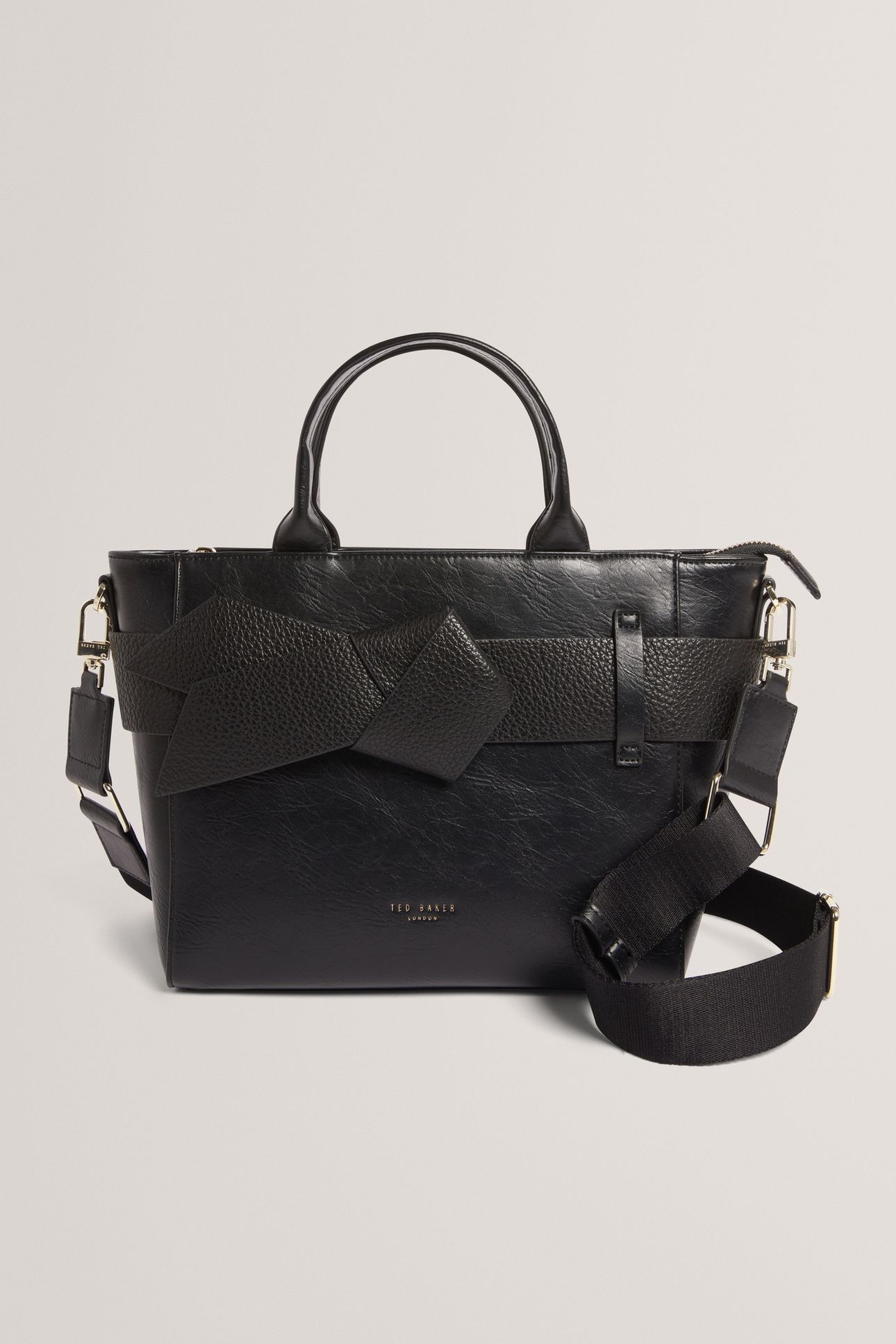 MINI KNOT BOW BAG BLACK 1