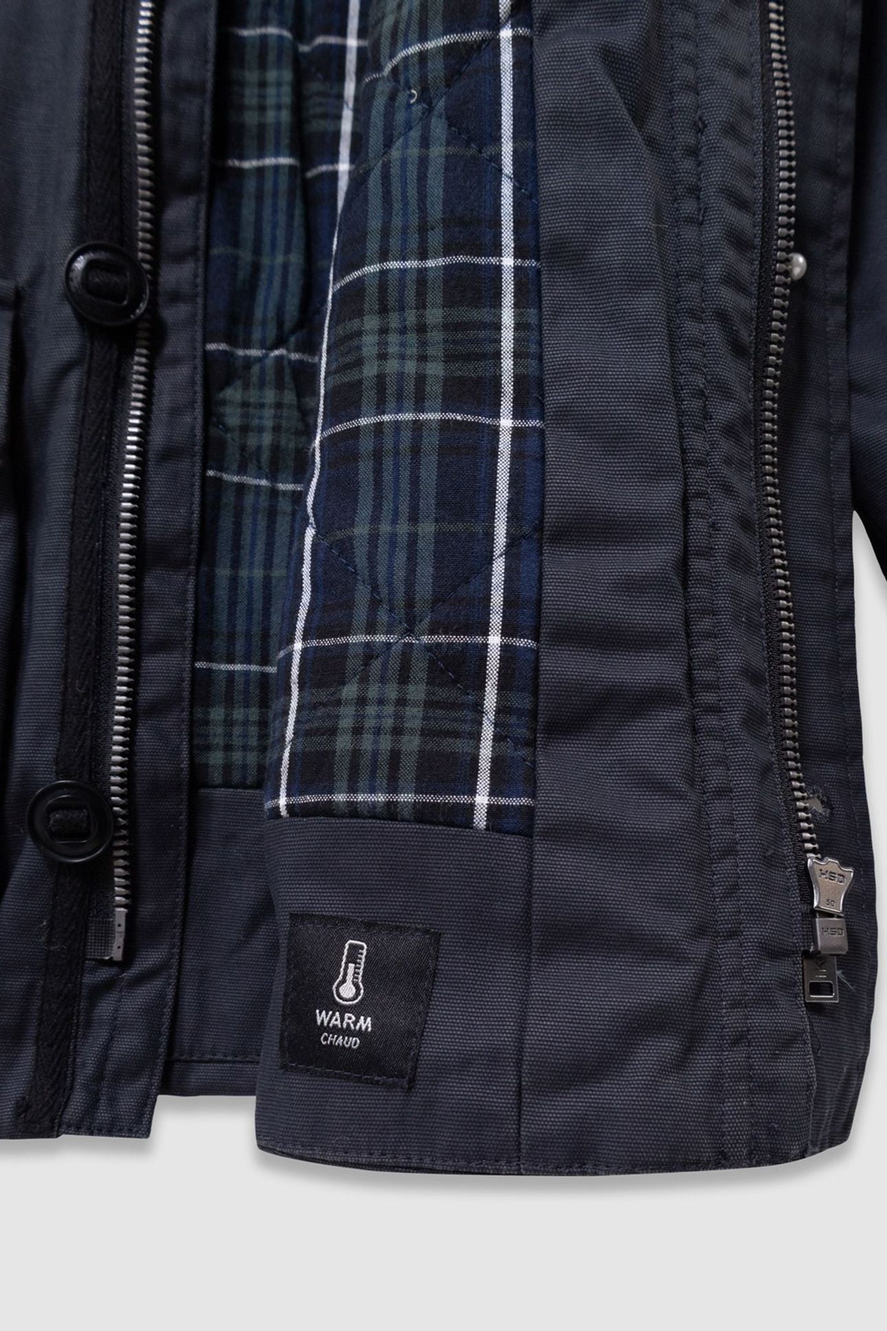 BOYS’ BLACK MULTI-POCKET PARKA WITH VELVET COLLAR 7