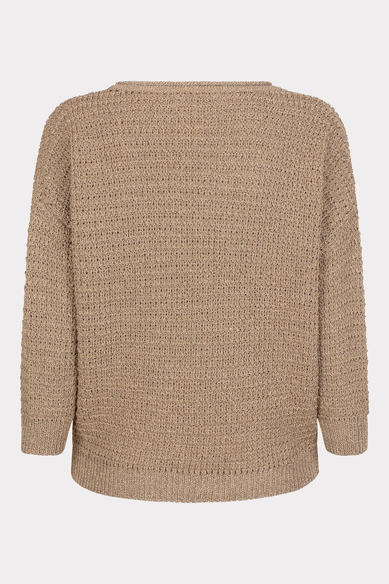 SWEATER OVERSIZED LUREX SAND 5