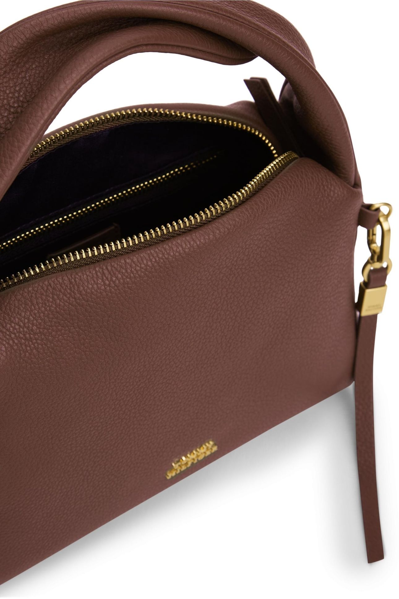 CITY LEATHER MINI BAG RICH WALNUT 4