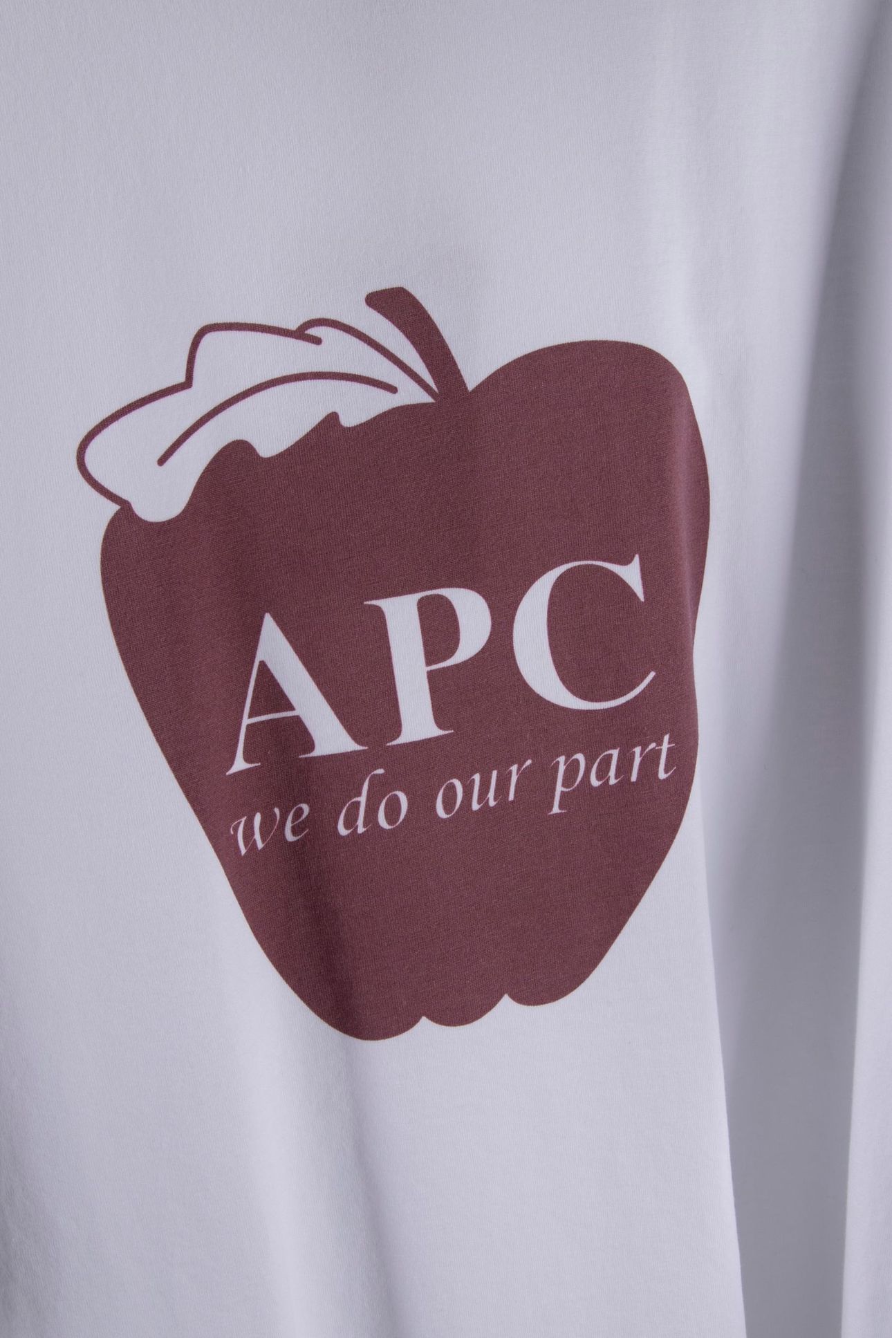 UNISEX T-SHIRT SHORT SLEEVE APPLE WHITE 7