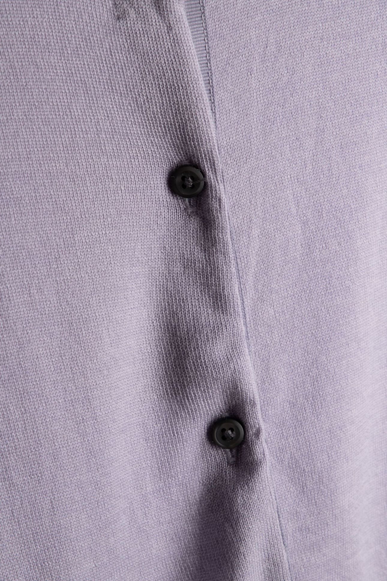MERINO CARDIGAN BLUE GREY HEATHER 4
