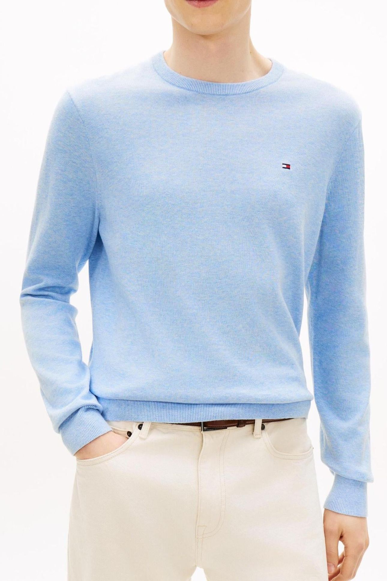 ESSENTIAL SSNL COTTON VESSEL BLUE HEATHER 1