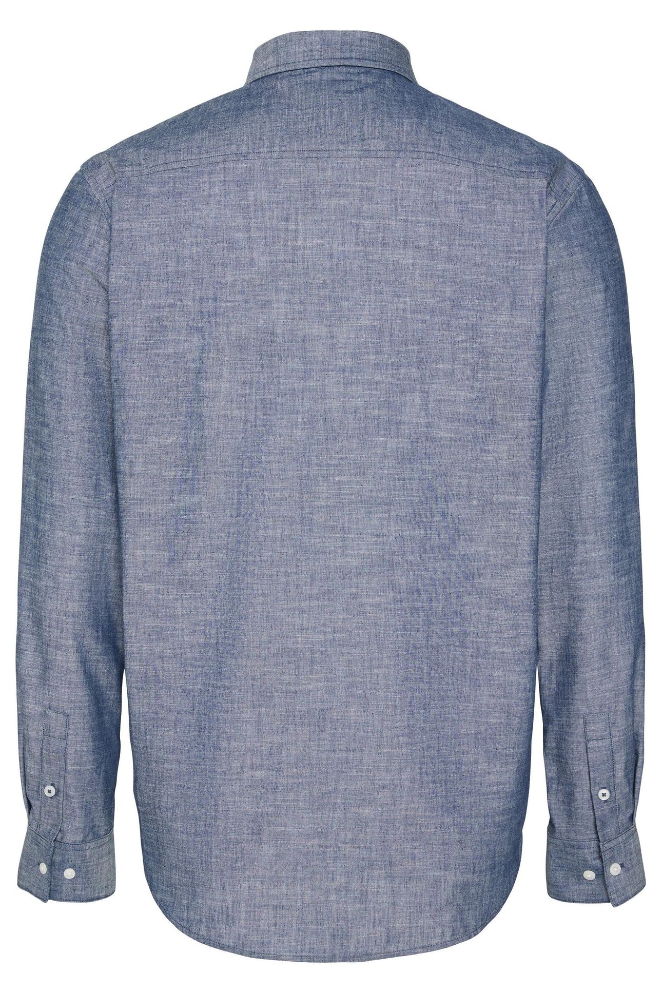LS CHAMBRAY CLASSIC SHIRT BLUE DESCENT 3