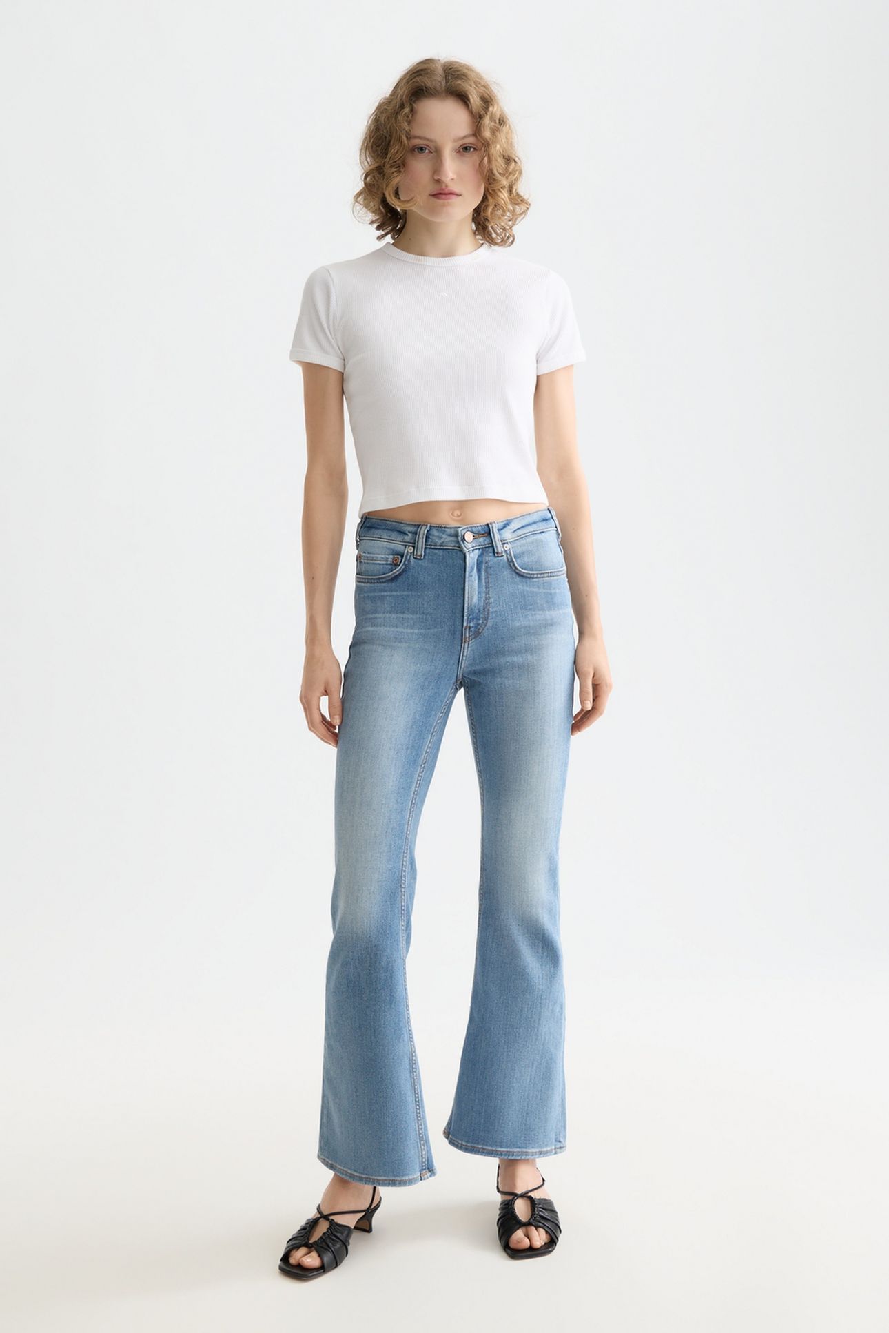 CORE BABY RIB T-SHIRT WHITE 3