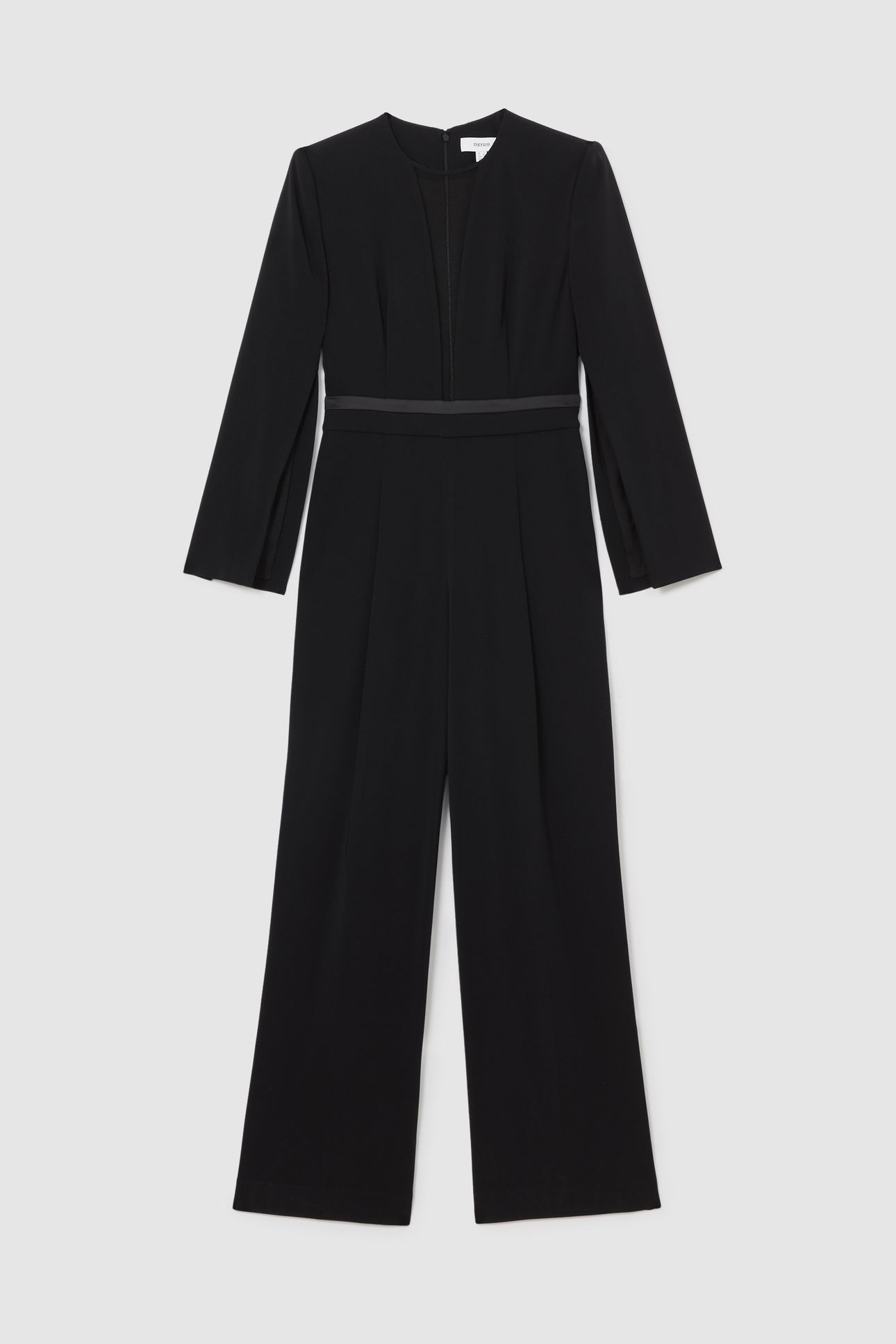 SHEER LONGSLEEVE JUMPSUIT BLACK 3