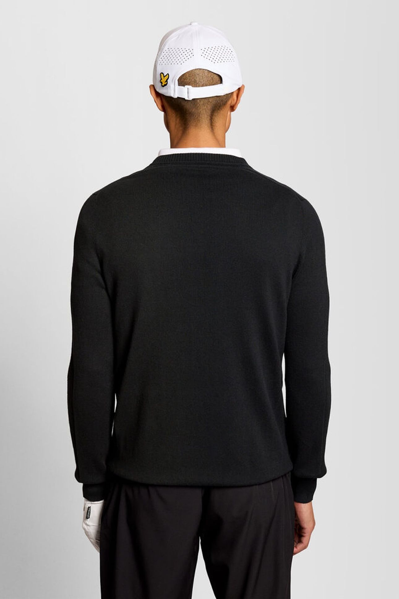 GOLF 1874 V NECK PULLOVER JET BLACK 2