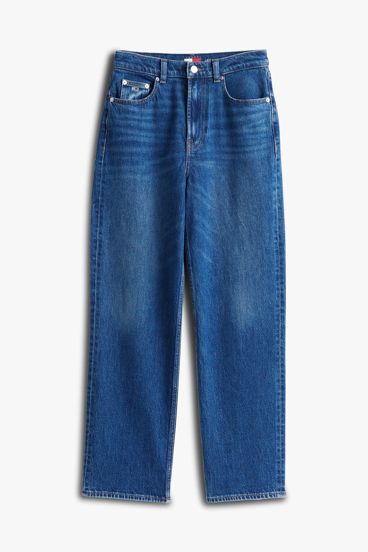 LAYLA HIGH RISE SLIM STRAIGHT DENIM DARK 5