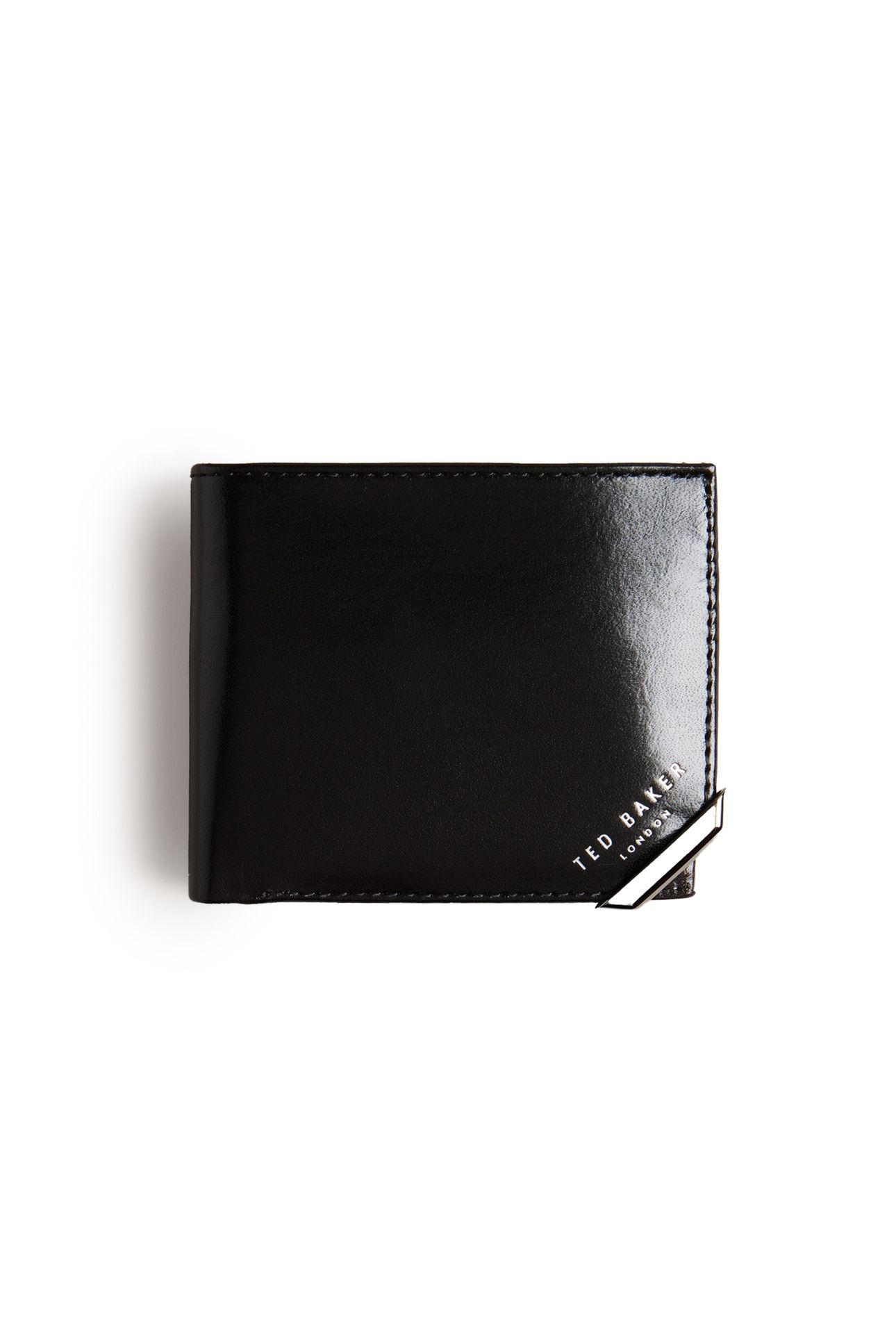 MXW KORNERR METAL CORNER BIFOLD COIN WALLET BLACK 1
