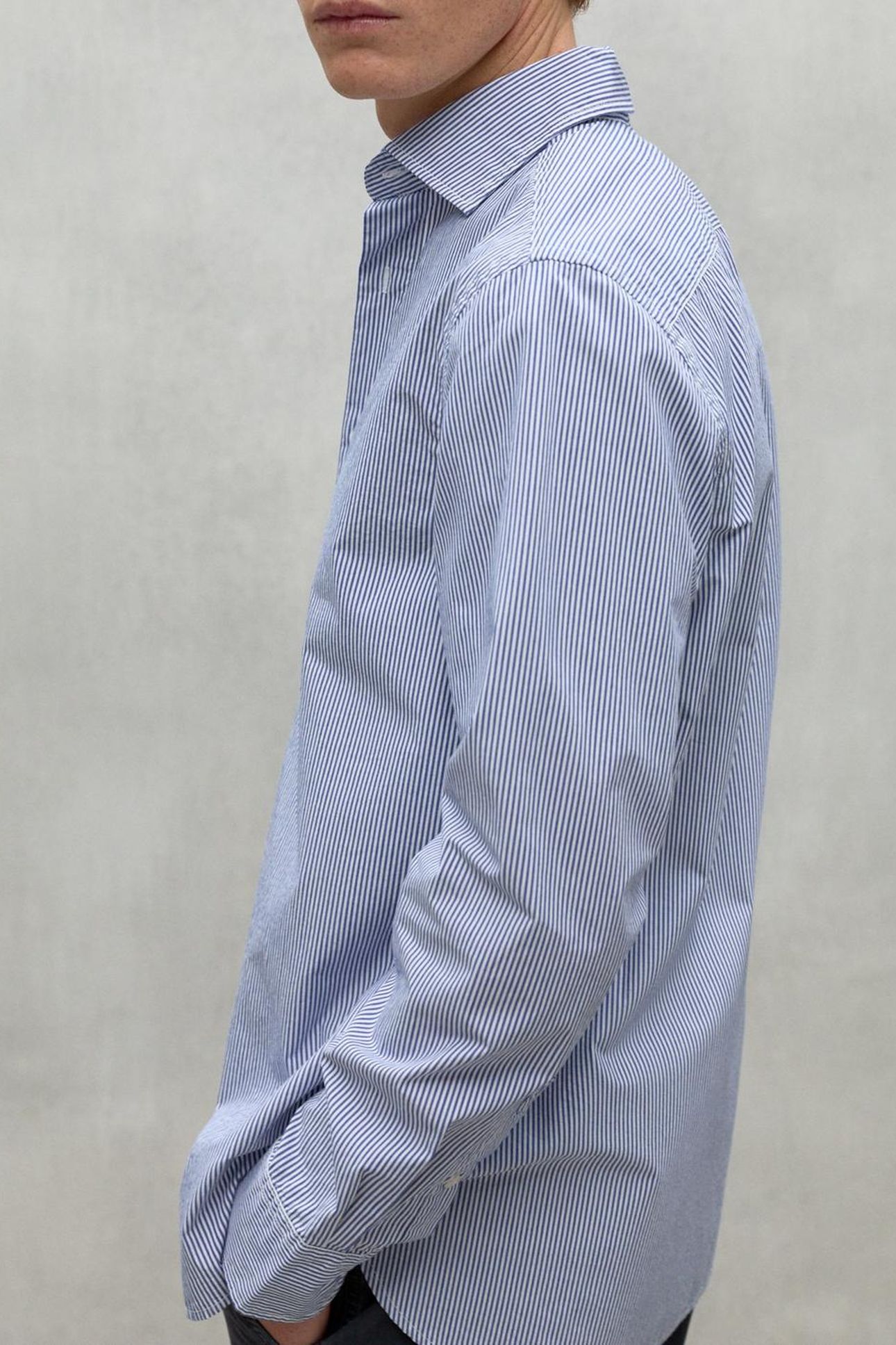 ALFREDOALF SHIRT WHITE + DEEP NAVY 4