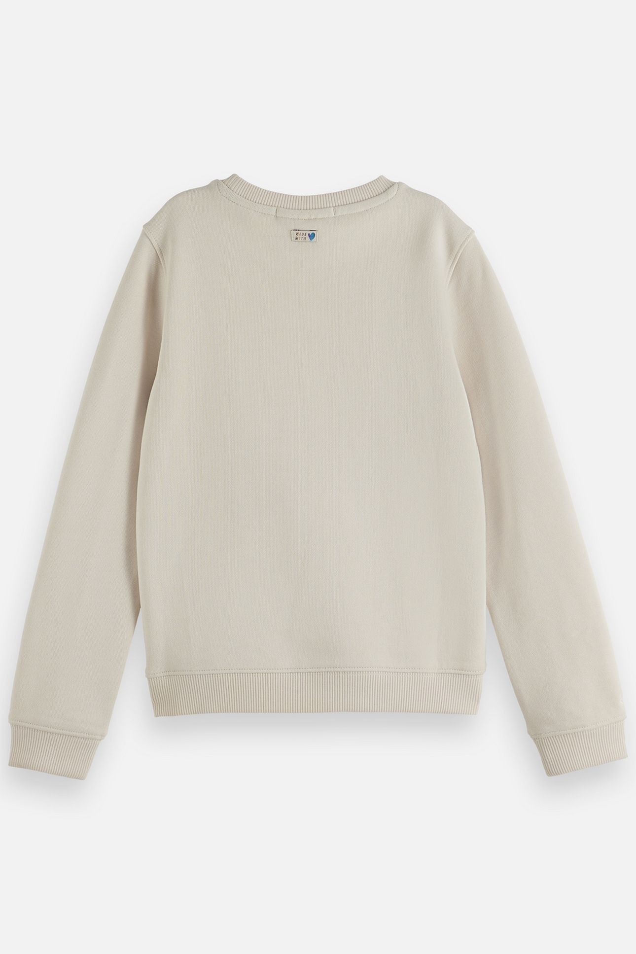 GIRLS FRONT ARTWORK REGULARFIT SWEATSHIRT LIGHT BEIGE 2