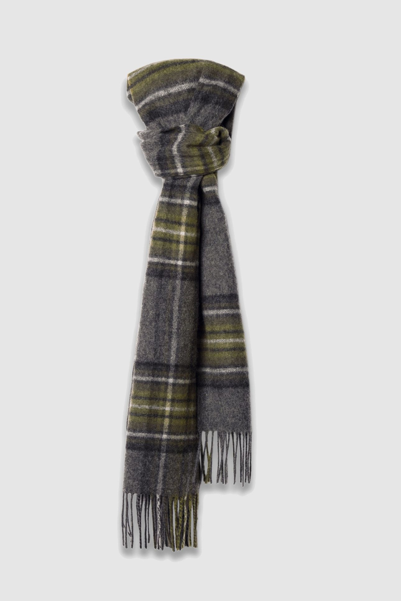 GREY CHECKED SCARF 1