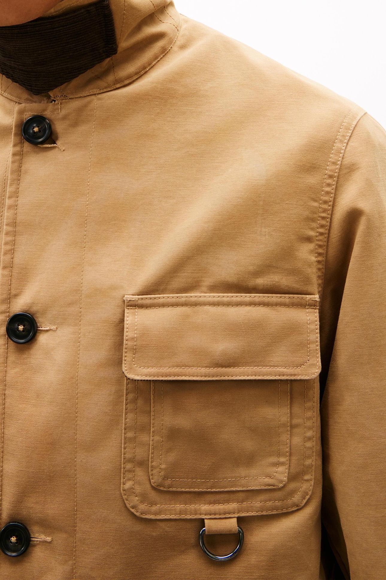 WAXED BARN JACKET SAFARI CANVAS 3