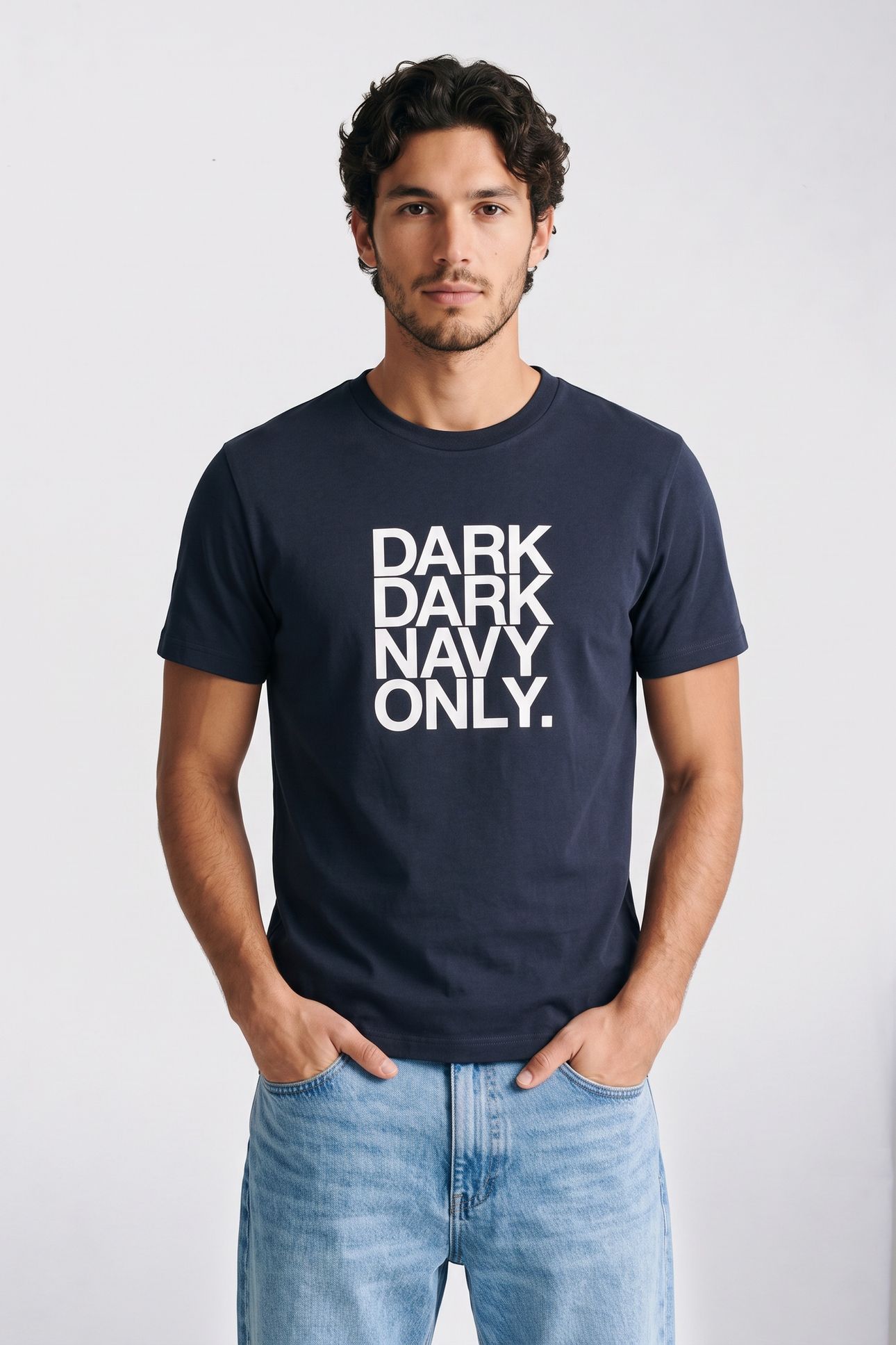 UNISEX T-SHIRT MC DARK NAVY DARK NAVY 2