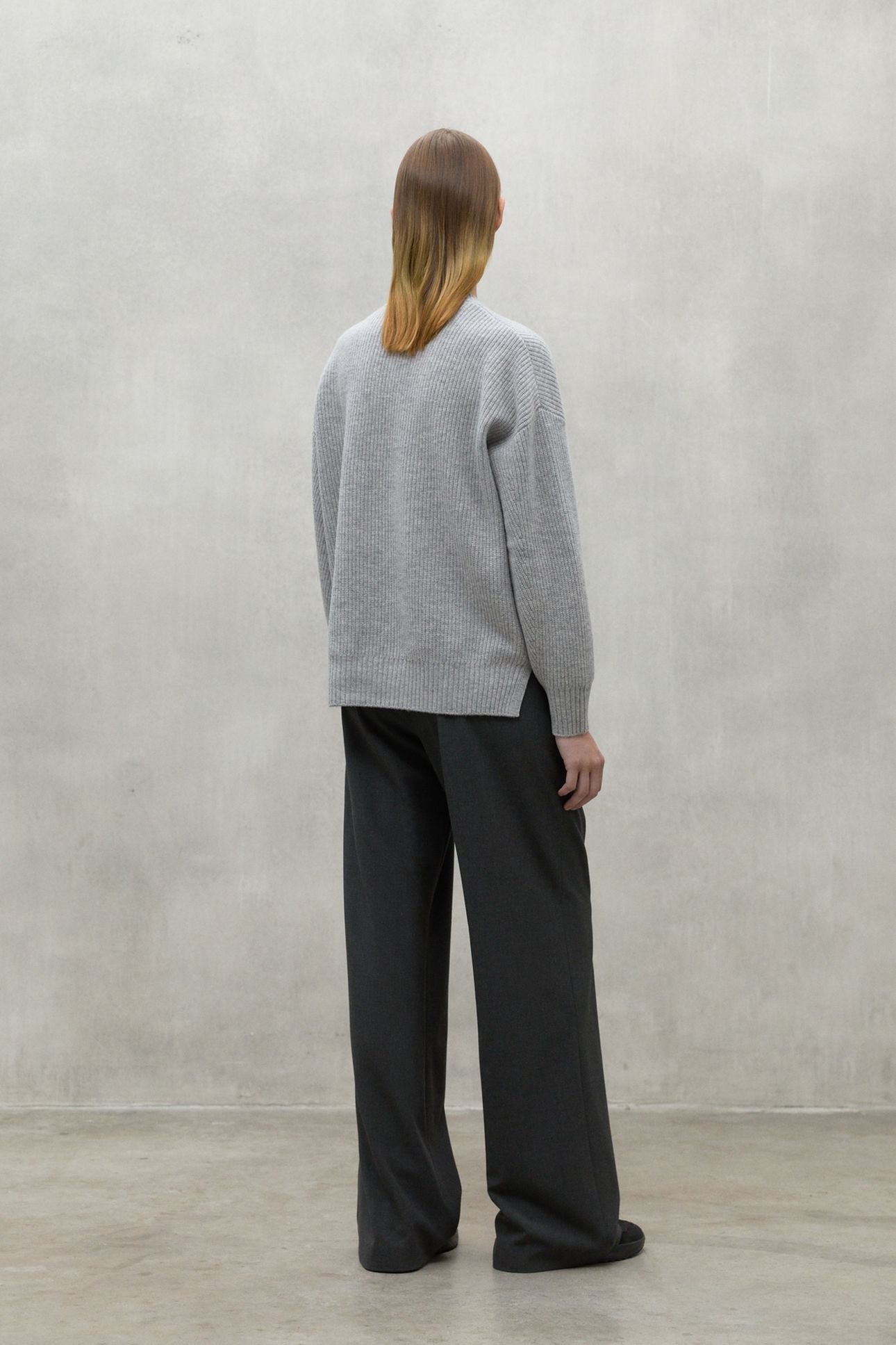 AZALEAALF KNIT LIGHT GREY MELANGE 2