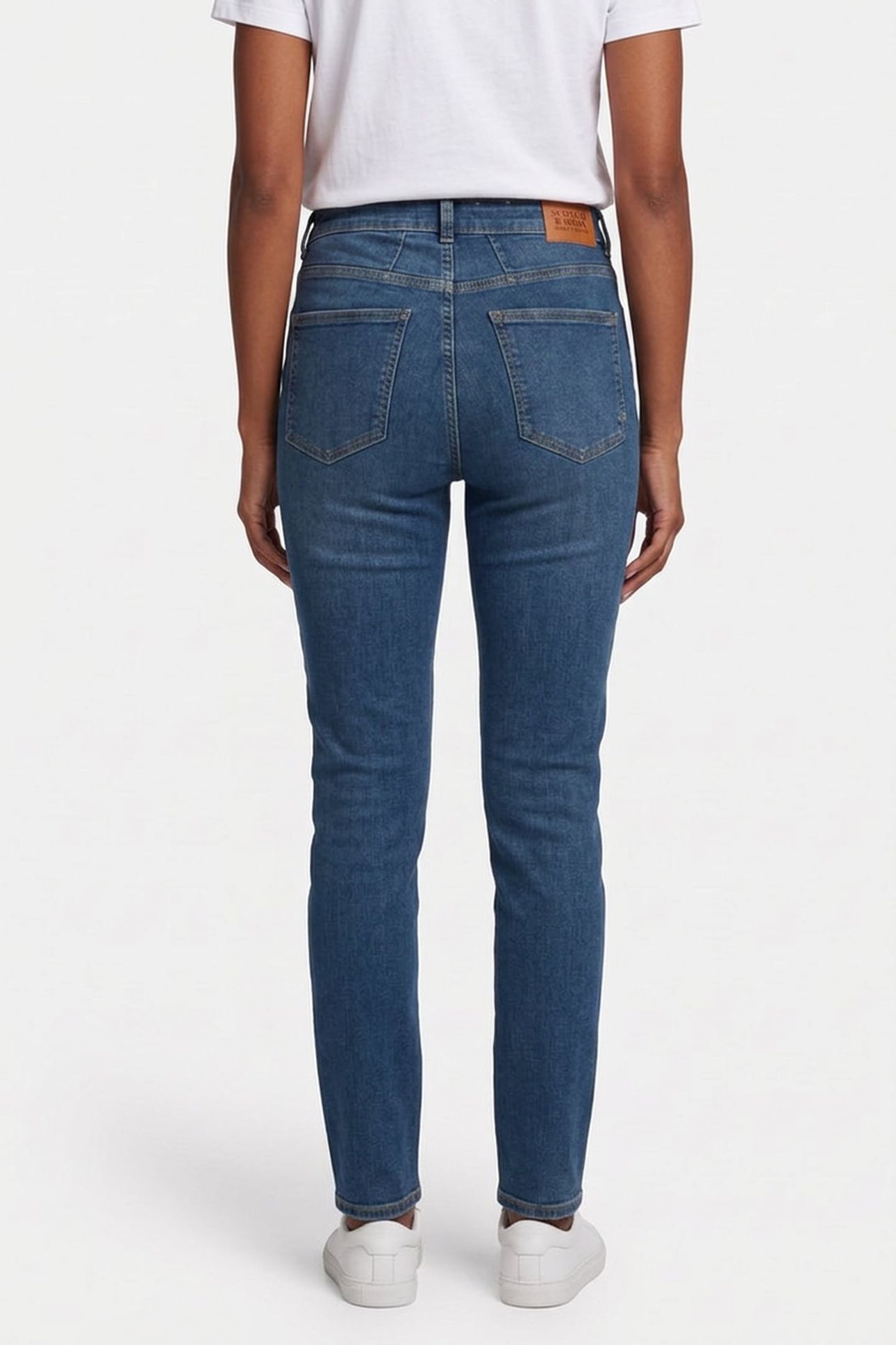 CORE HIGH FIVE SUPER STRETCH SLIM JEANS - NAVY 2